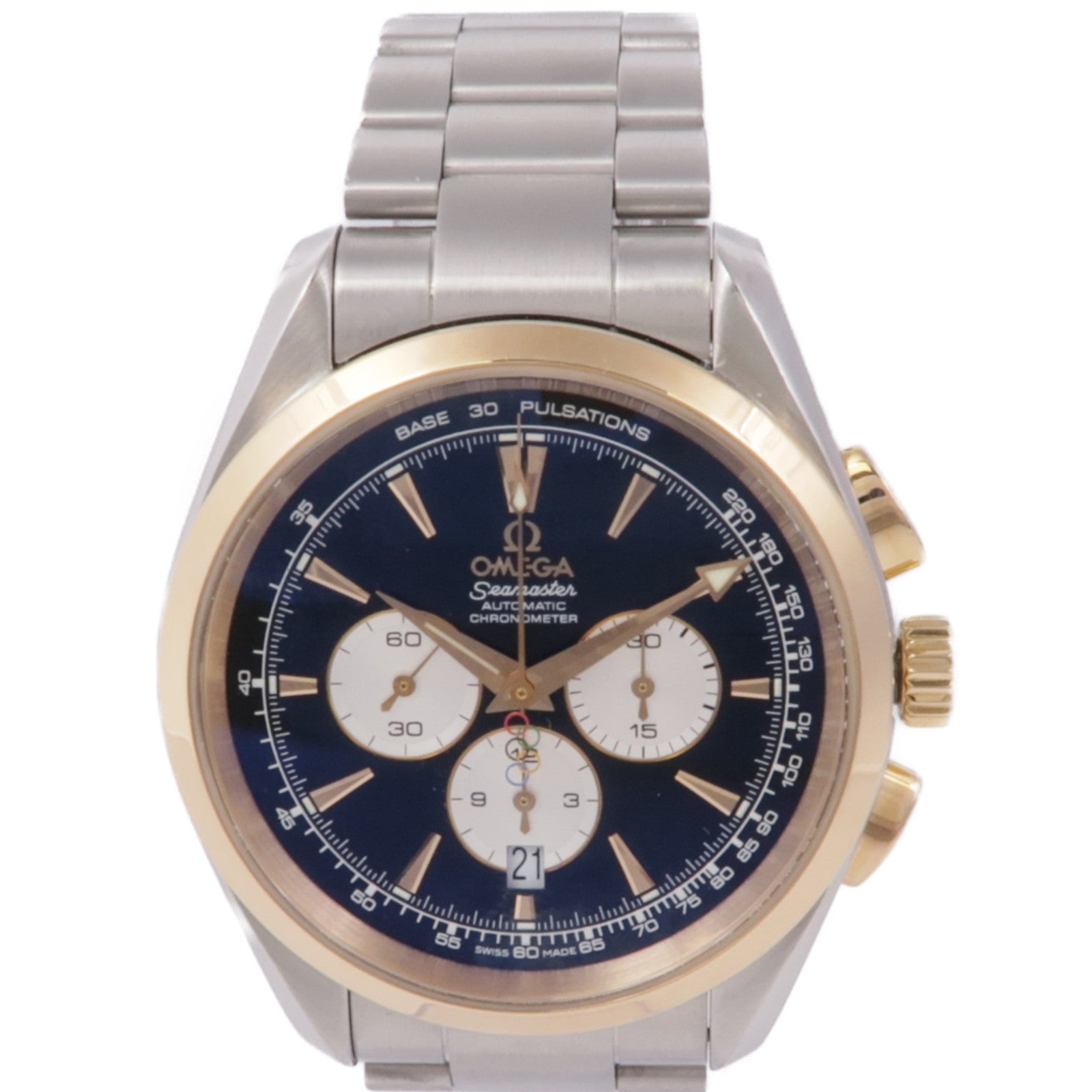 OMEGA Seamaster Olympic 2008 Automatic Watch 18K Yellow Gold Stainless Steel