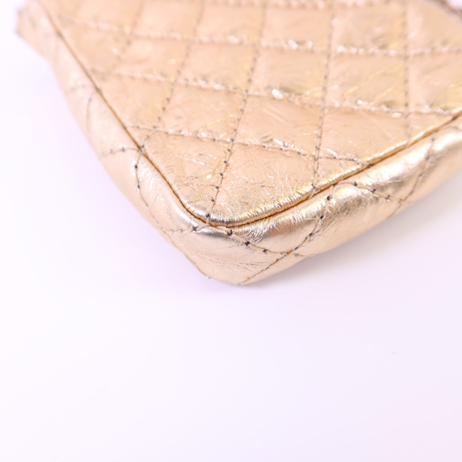 CHANEL 牛皮皮革2.55 Phone Bag鏈帶肩背袋
