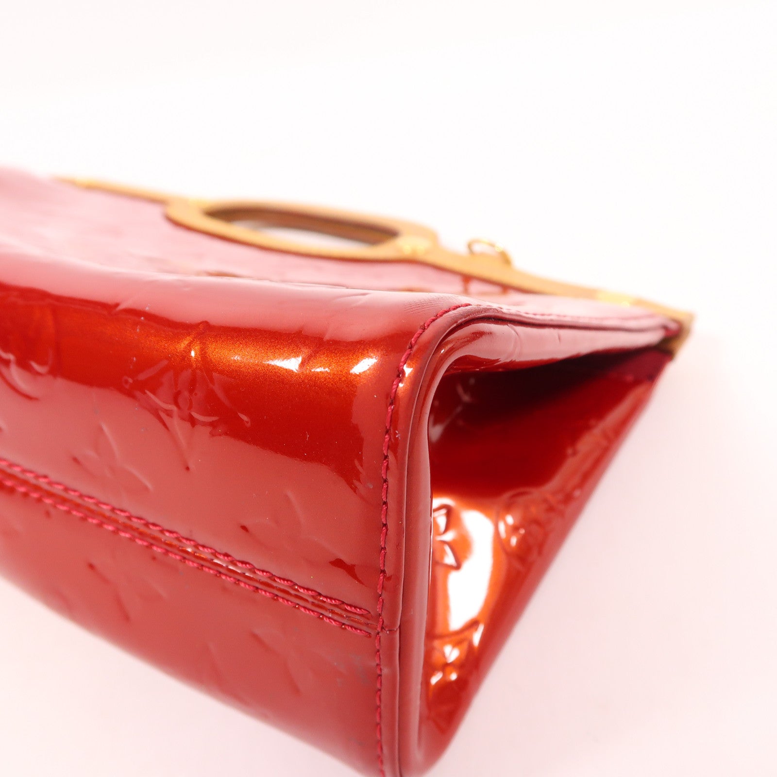 LOUIS VUITTON LV GHW Roxbury Drive 2 Way Shoulder Bag M91987 Monogram Vernis Red