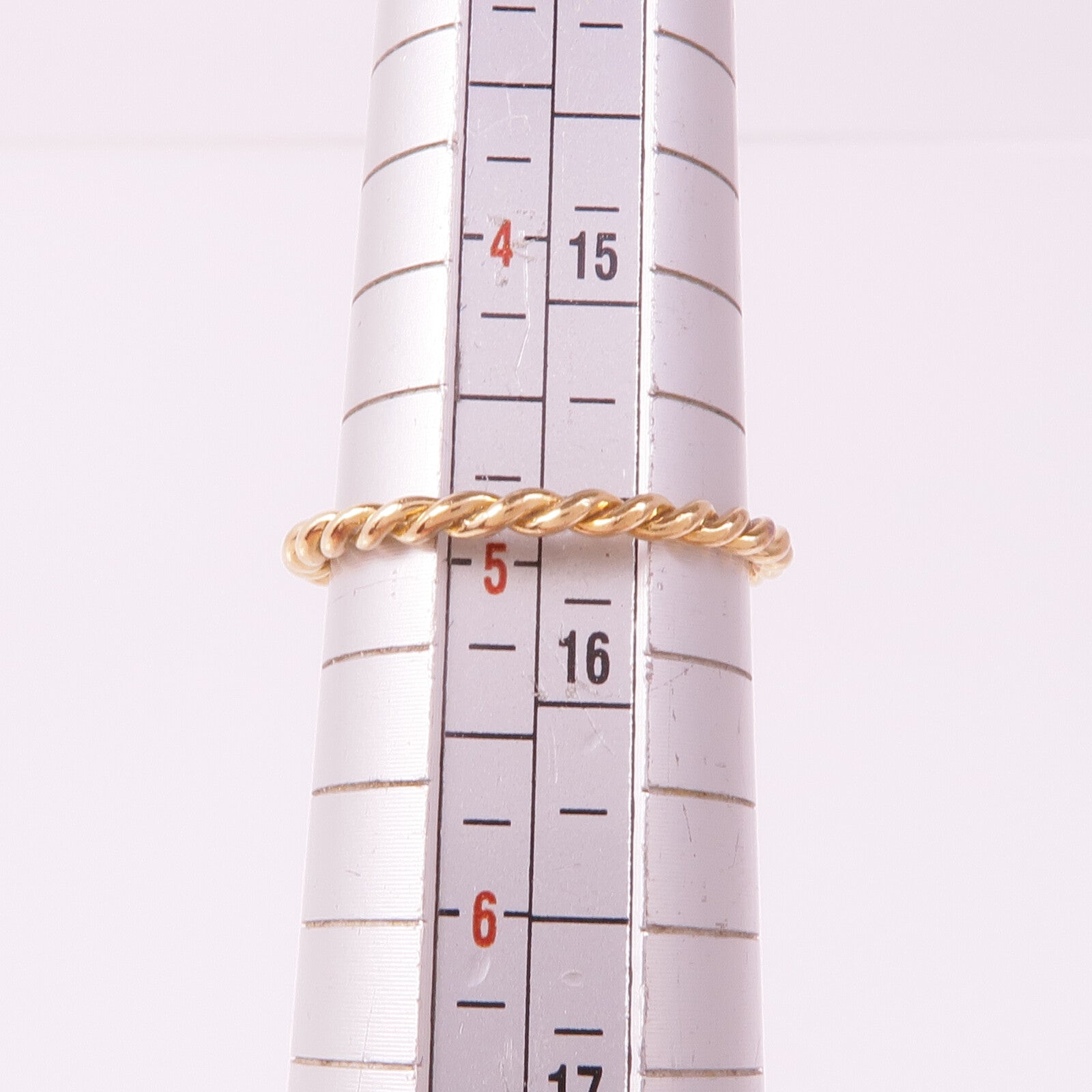 PIAGET 18K玫瑰金Diamond Pink Sapphire Ring鑽石/粉紅色藍寶石戒指US#4.75