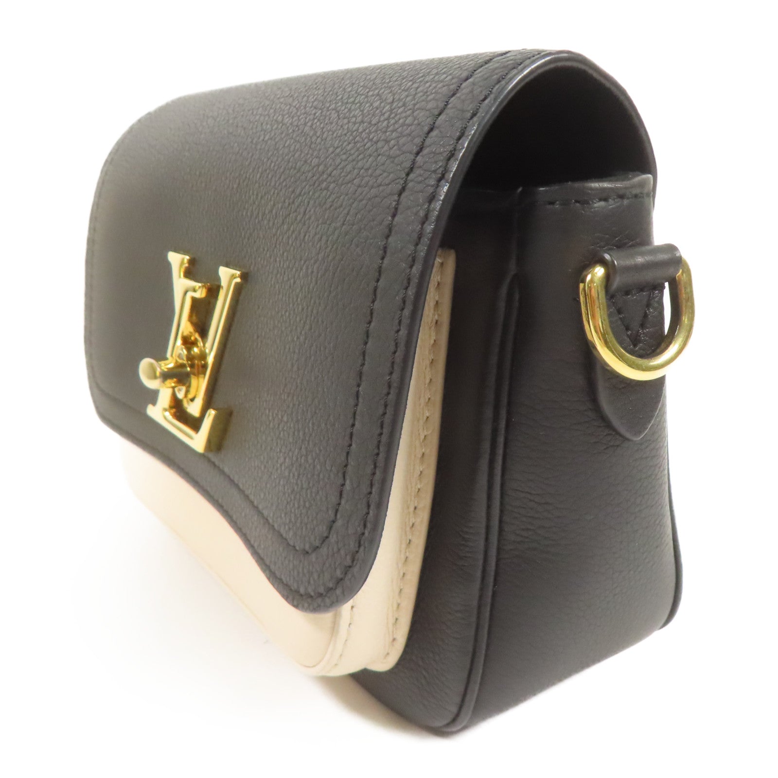 LOUIS VUITTON 牛皮皮革Lockme Tender金扣手挽肩背兩用袋