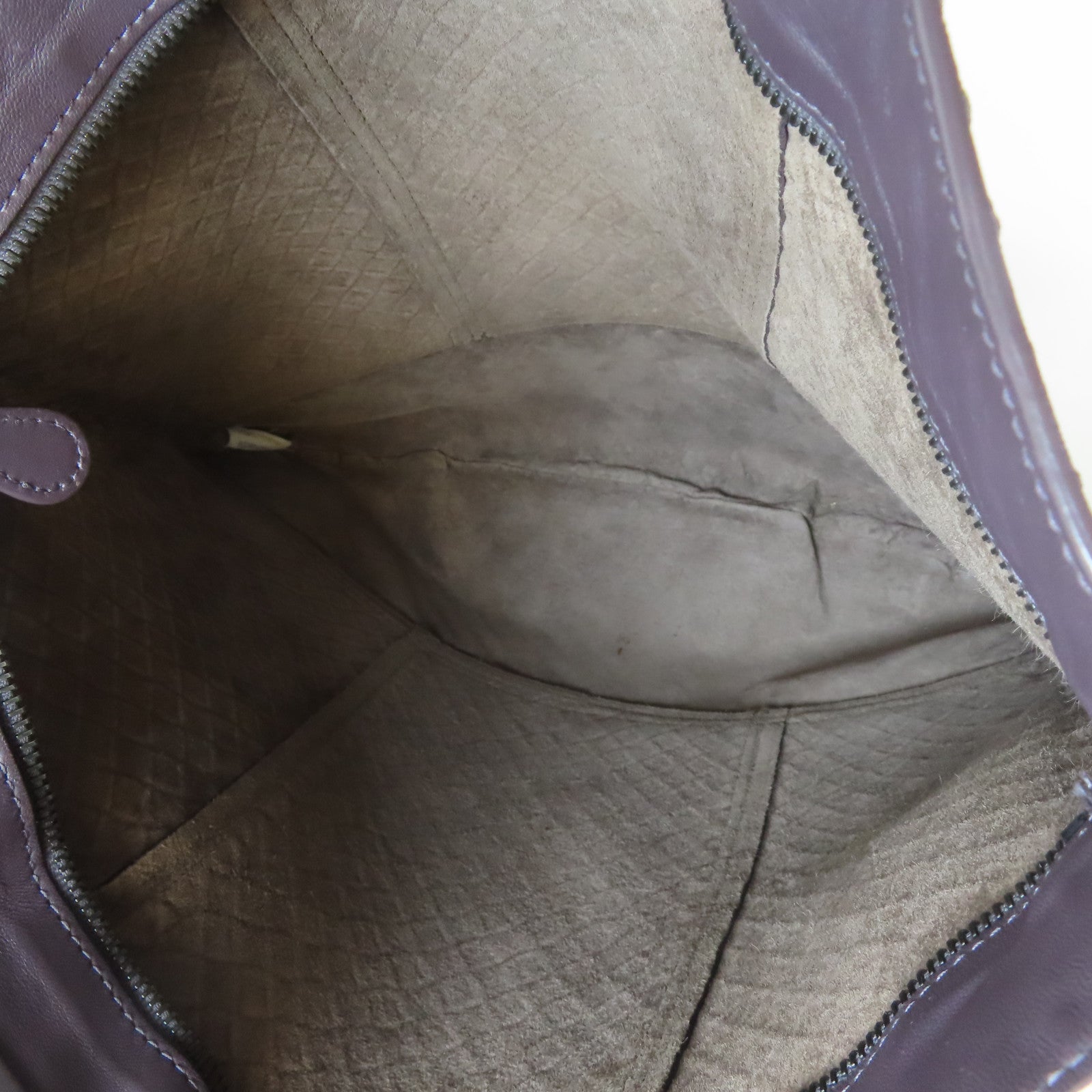 BOTTEGA VENETA 羊皮皮革Hand Bag手挽袋紫色