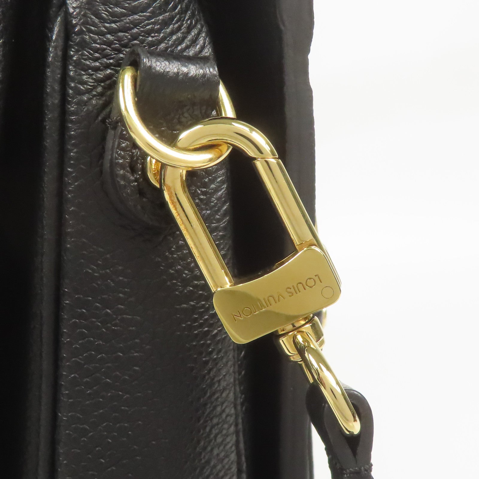 LOUIS VUITTON Monogram Empreinte Pochette Metis金扣手挽肩背兩用袋
