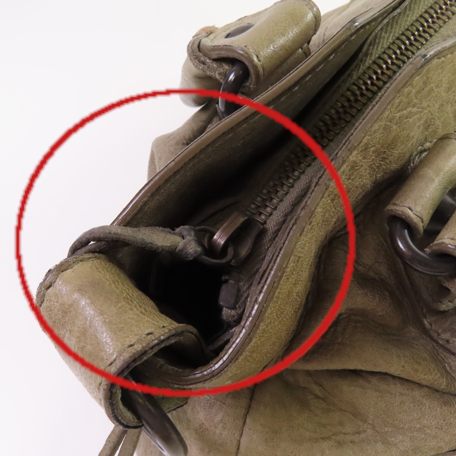 BALENCIAGA 牛皮皮革The First 2Way Shoulder Bag手挽肩背兩用袋灰色