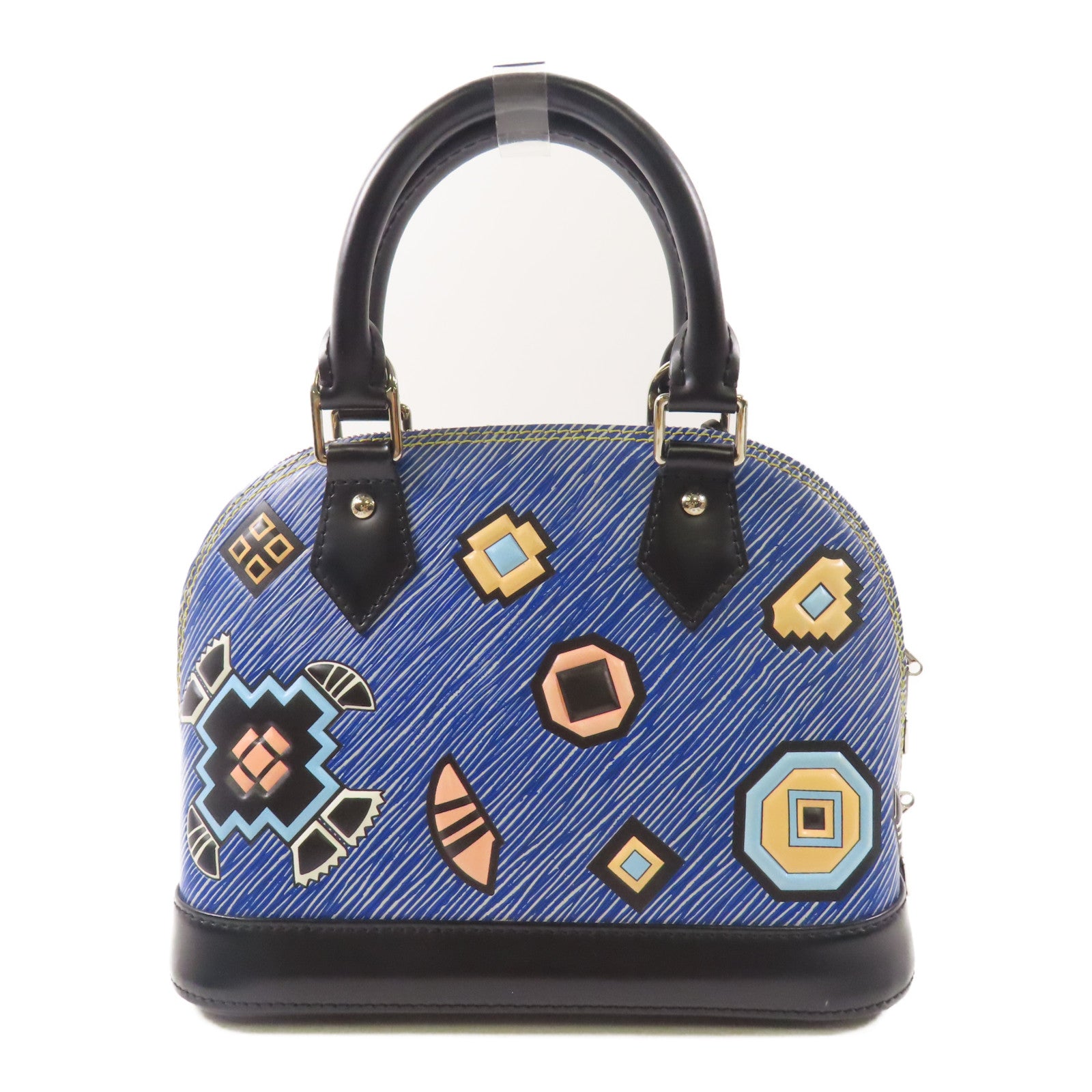 LOUIS VUITTON Epi Alma BB銀扣手挽肩背兩用袋