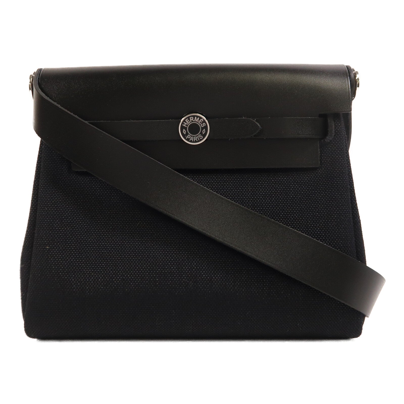 HERMES 帆布Mini Herbag肩背袋