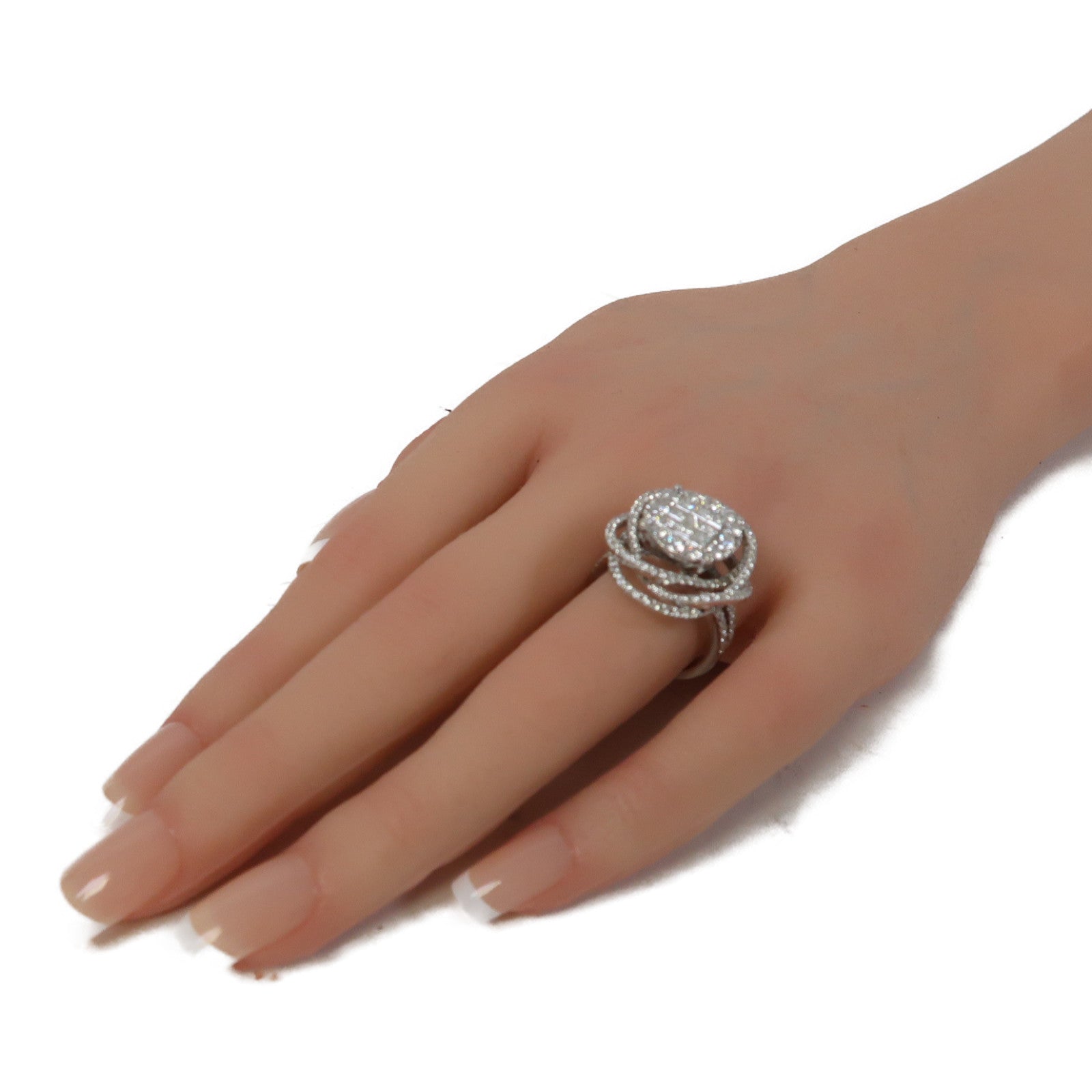 JEWELRY 18K白金Diamond Ring鑽石戒指US#6.5