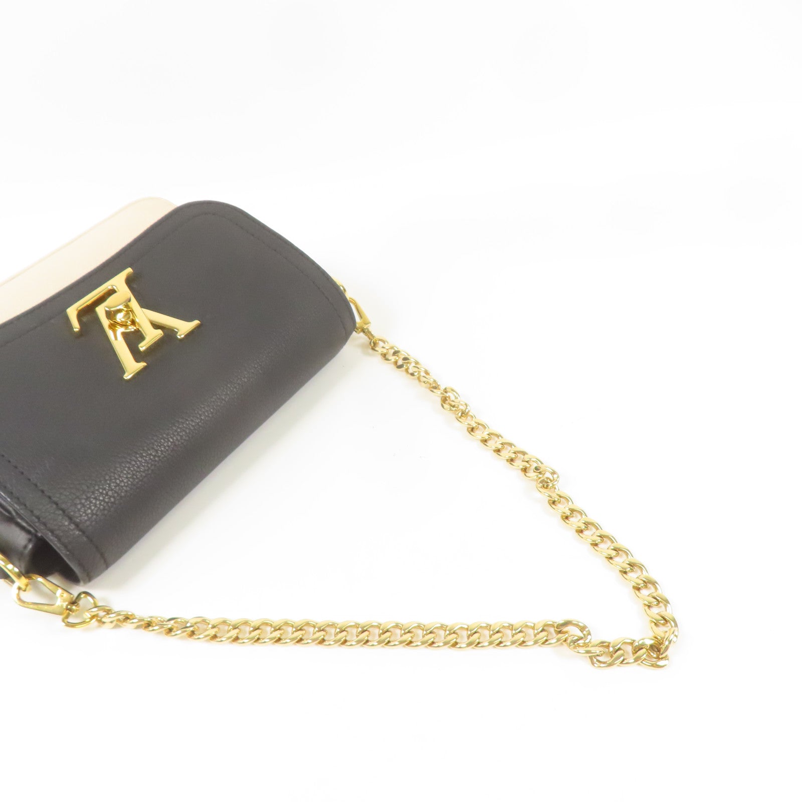 LOUIS VUITTON 牛皮皮革Lockme Tender金扣手挽肩背兩用袋