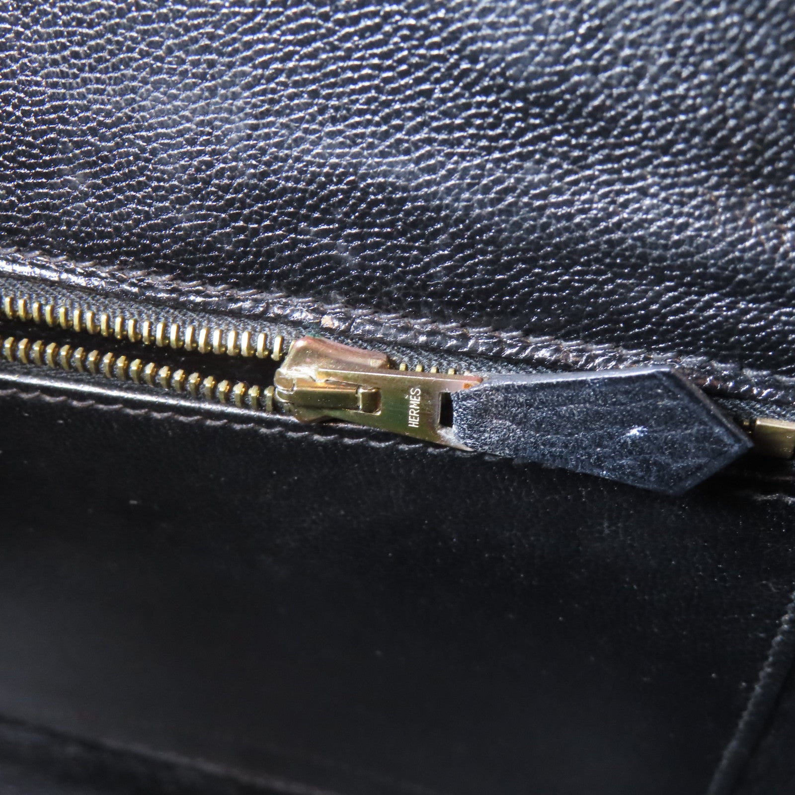 HERMES Togo皮革Birkin 35金扣手挽袋黑色