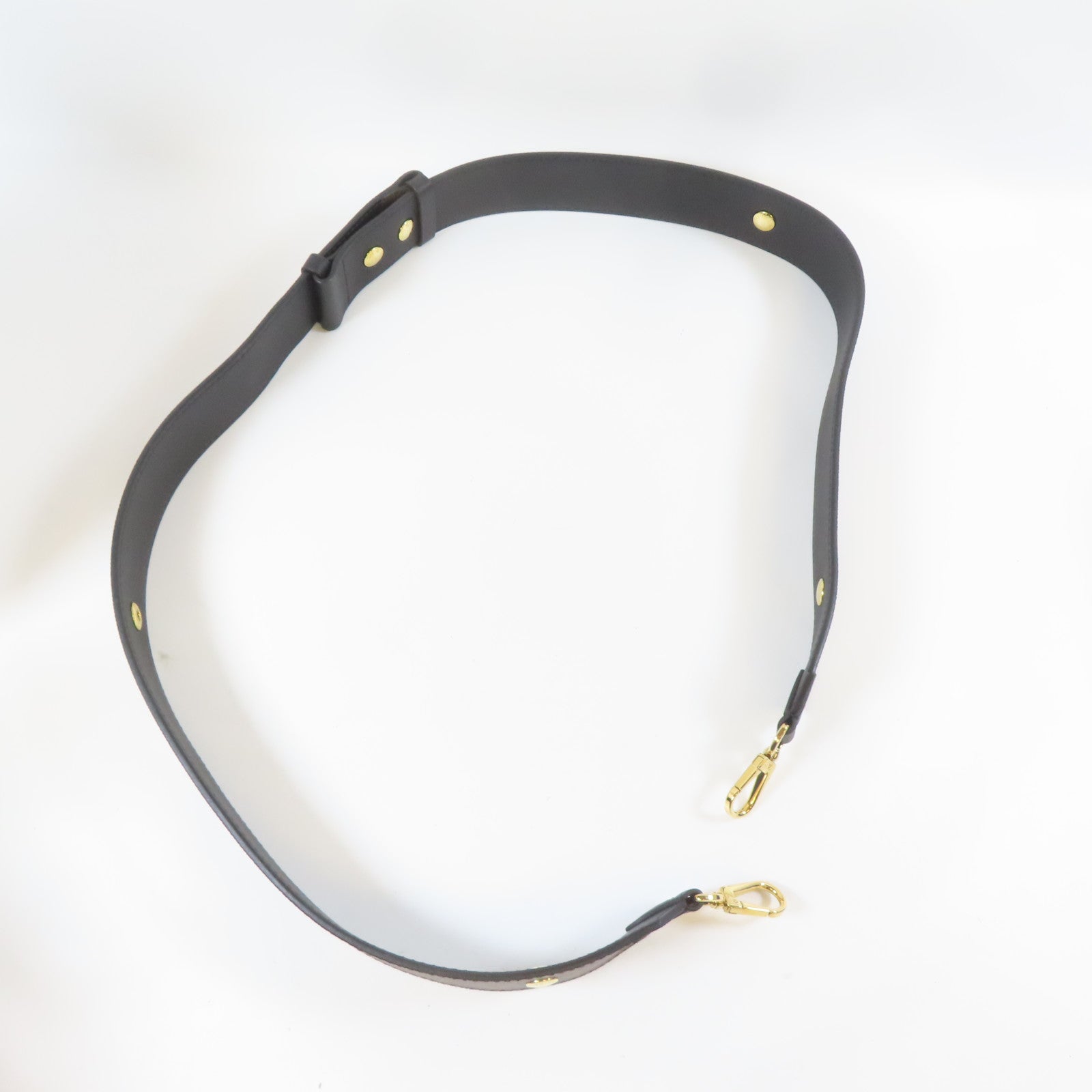 LOUIS VUITTON Monogram Bandouliere Strap金扣肩背帶啡色