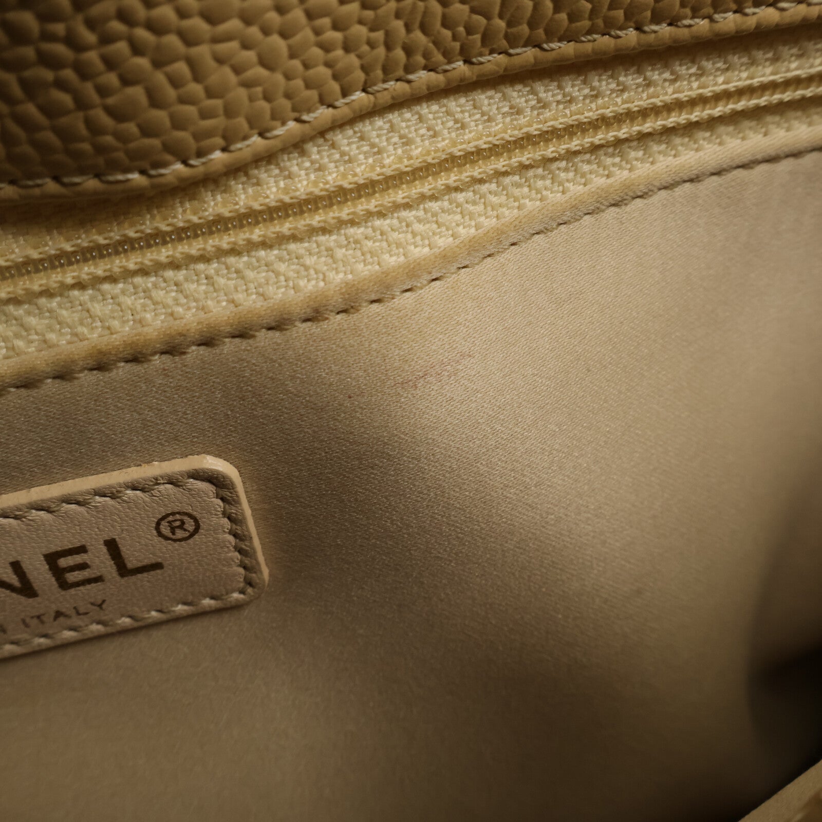 CHANEL 牛皮皮革GST Grand Shopping Tote Bag鏈帶手挽袋