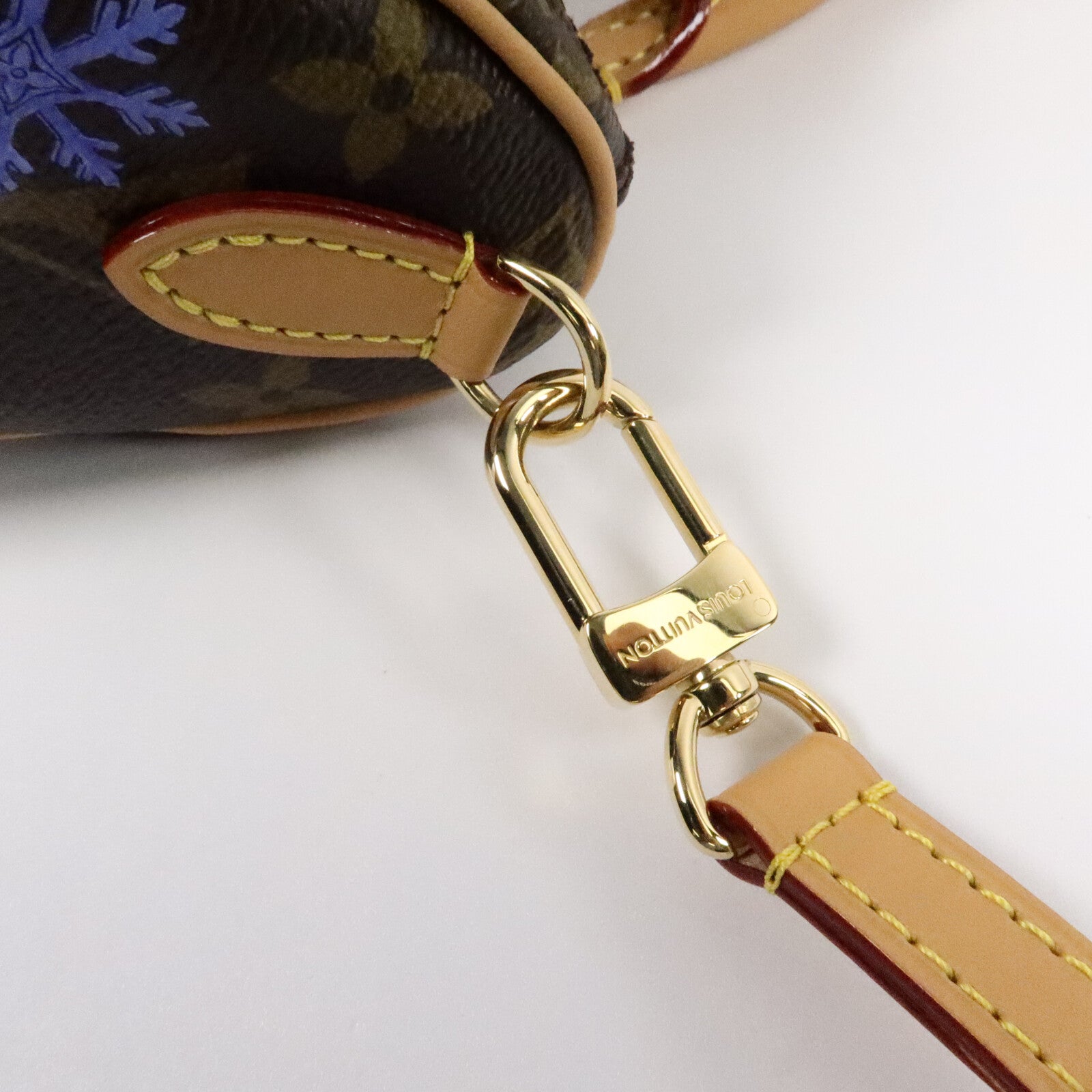 LOUIS VUITTON Monogram Nano Speedy手挽肩背兩用袋