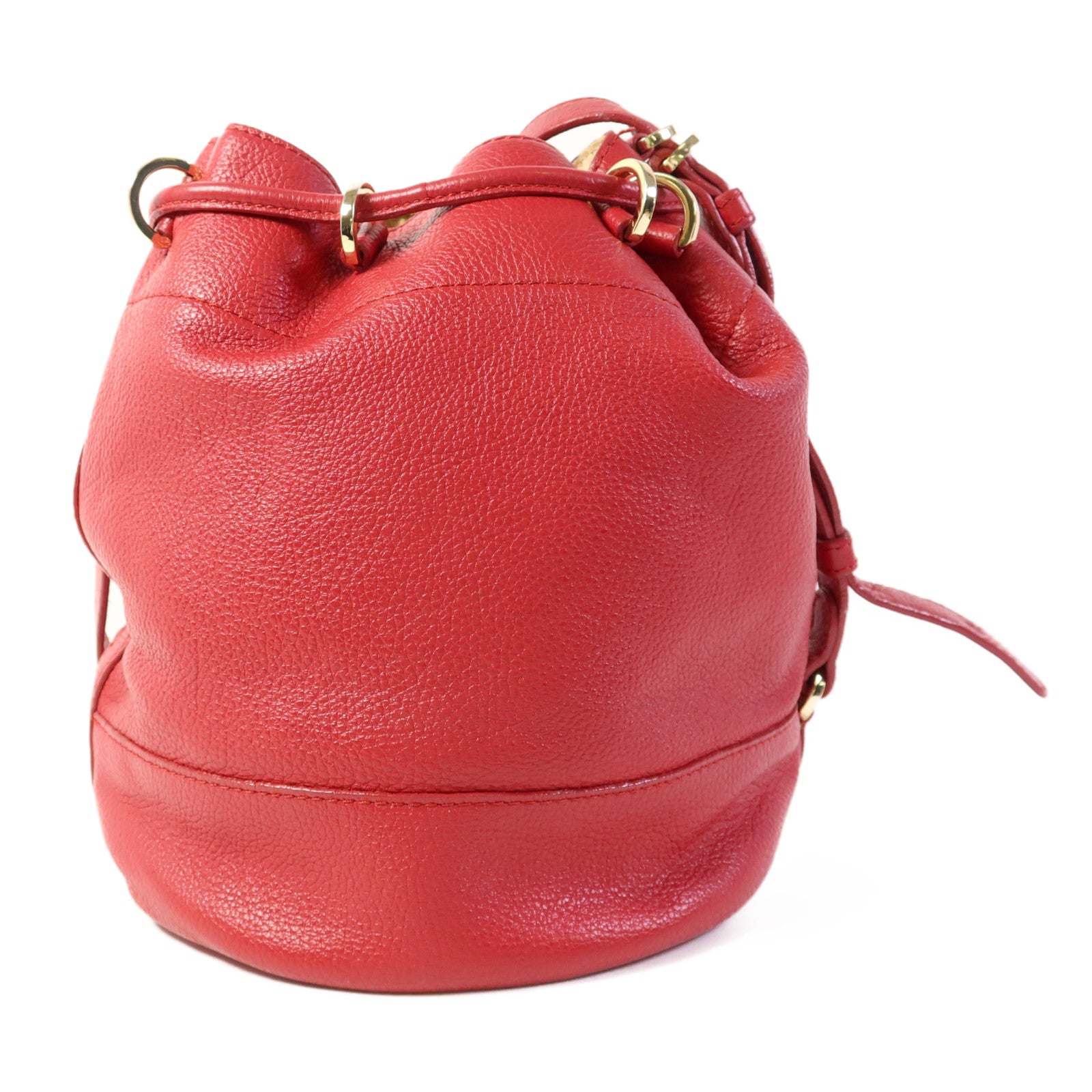 SEE BY CHLOE 【激減優惠】牛皮皮革Bucket Bag金扣肩背袋