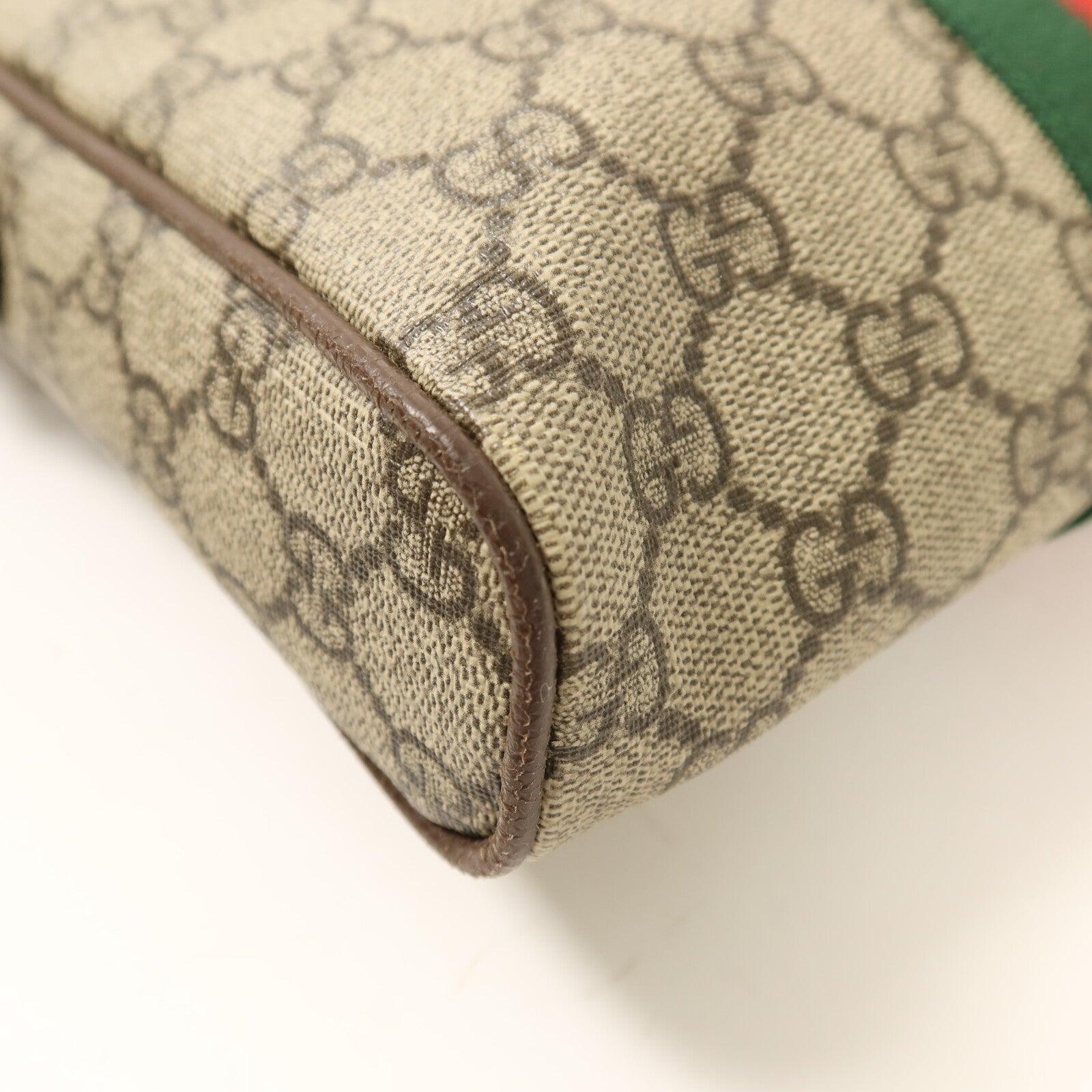 GUCCI 塗層帆布Ophidia GG金扣肩背袋