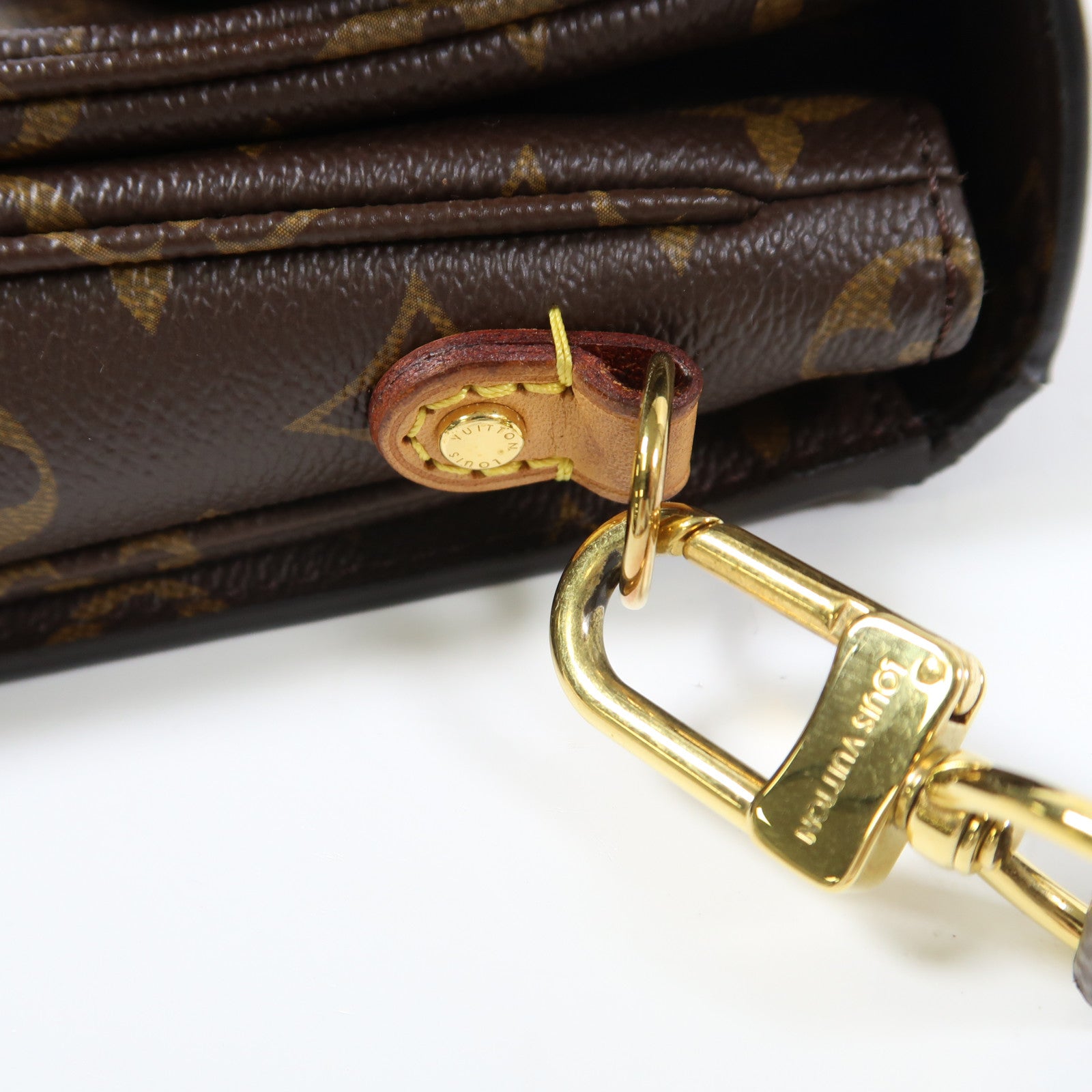 LOUIS VUITTON Monogram Pochette Metis MM金扣手挽肩背兩用袋啡色