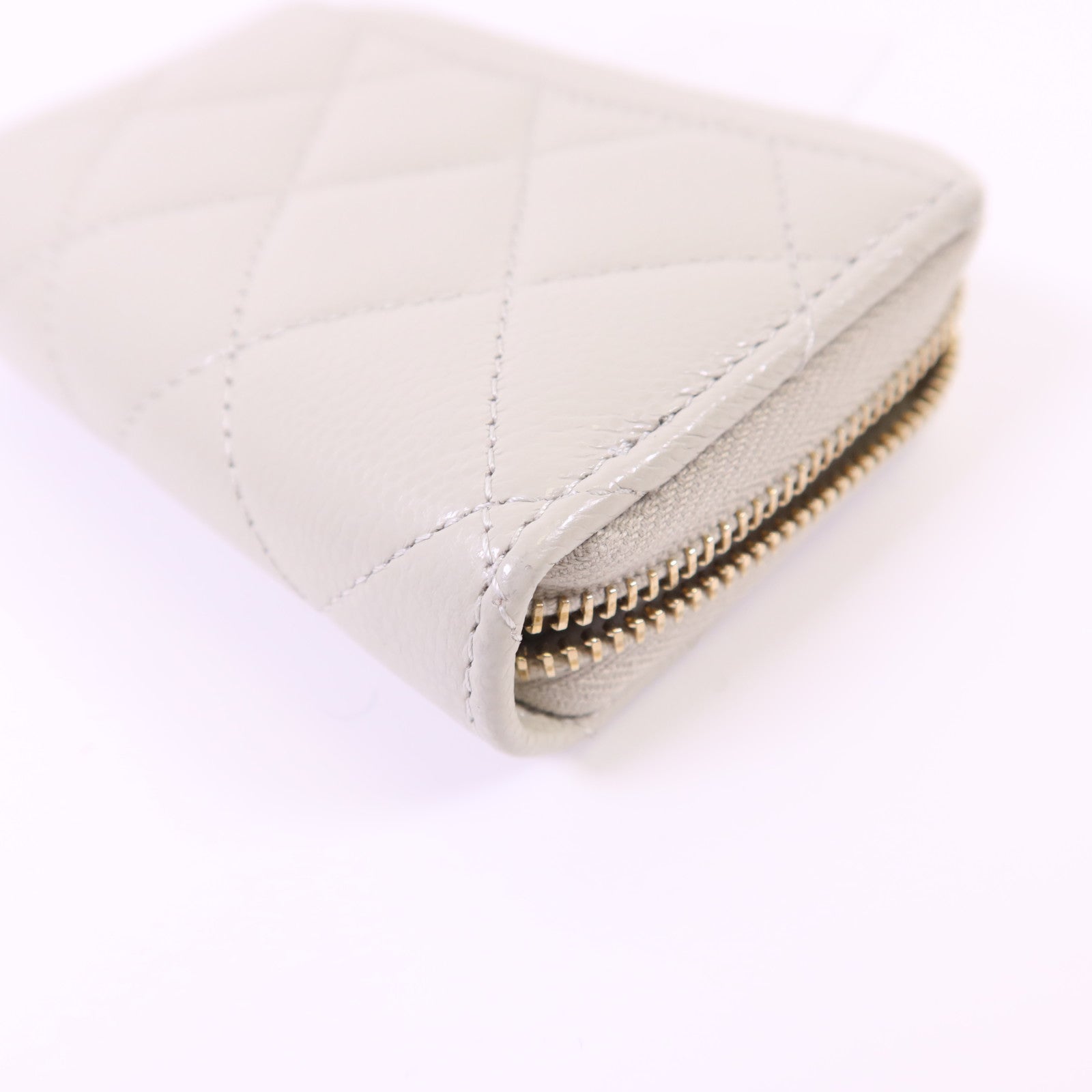 CHANEL 牛皮皮革Coin Case金扣零錢包