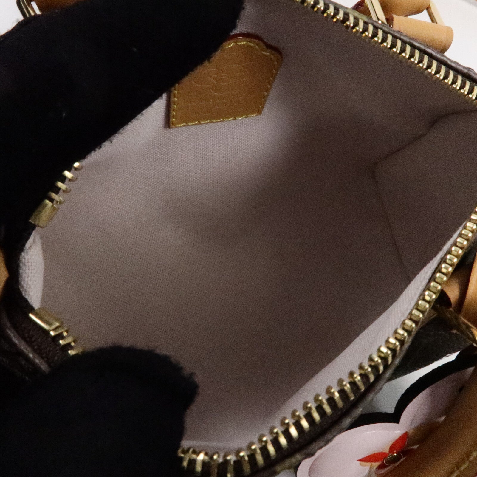 LOUIS VUITTON Monogram Nano Speedy手挽肩背兩用袋
