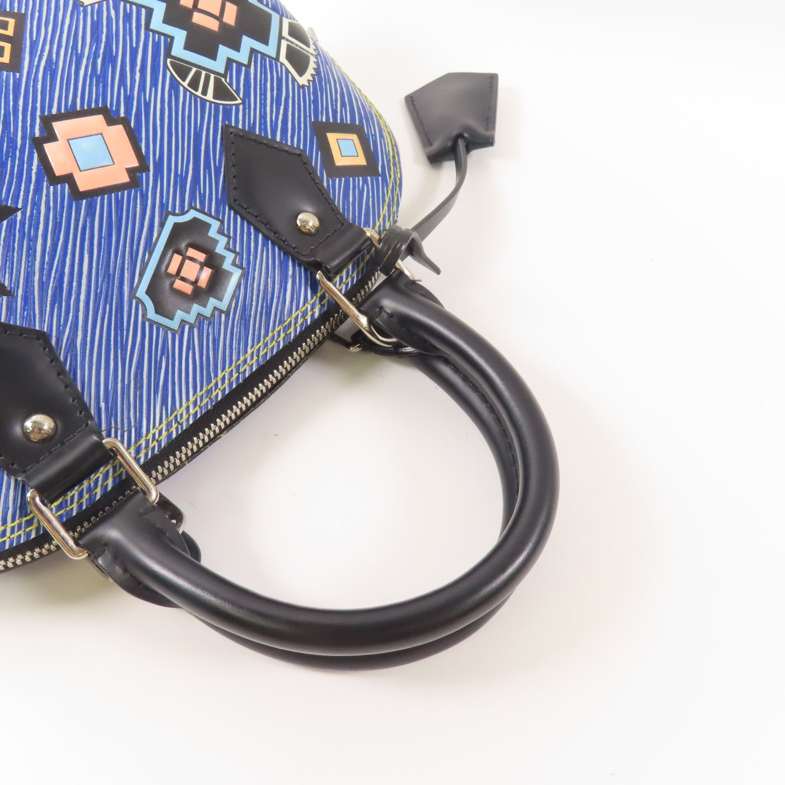 LOUIS VUITTON Epi Alma BB銀扣手挽肩背兩用袋