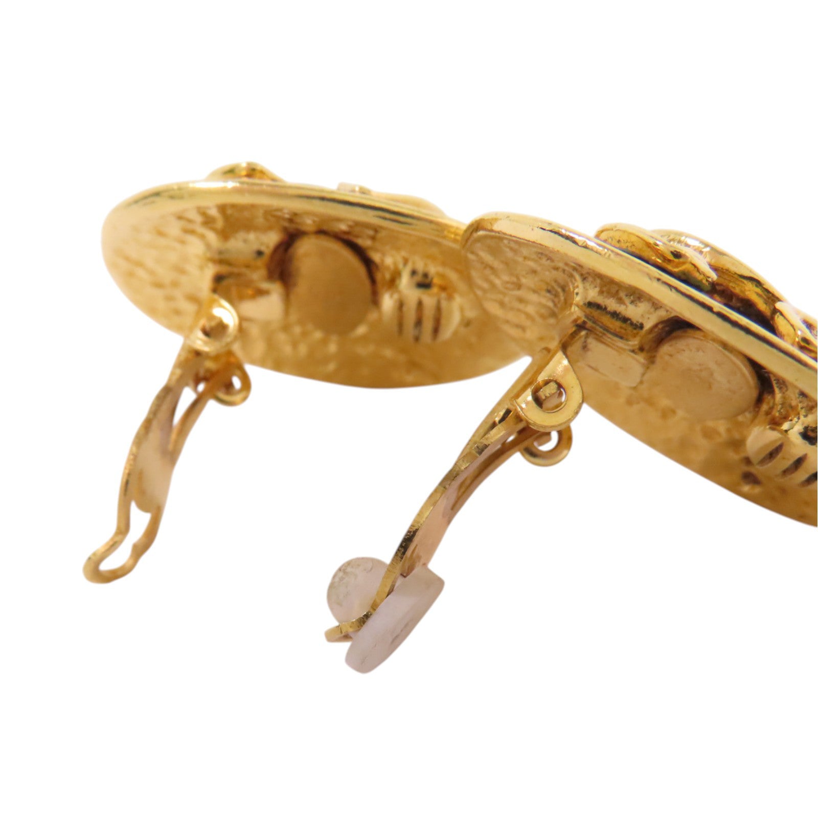 CHANEL 金屬Vintage Earring金扣耳環