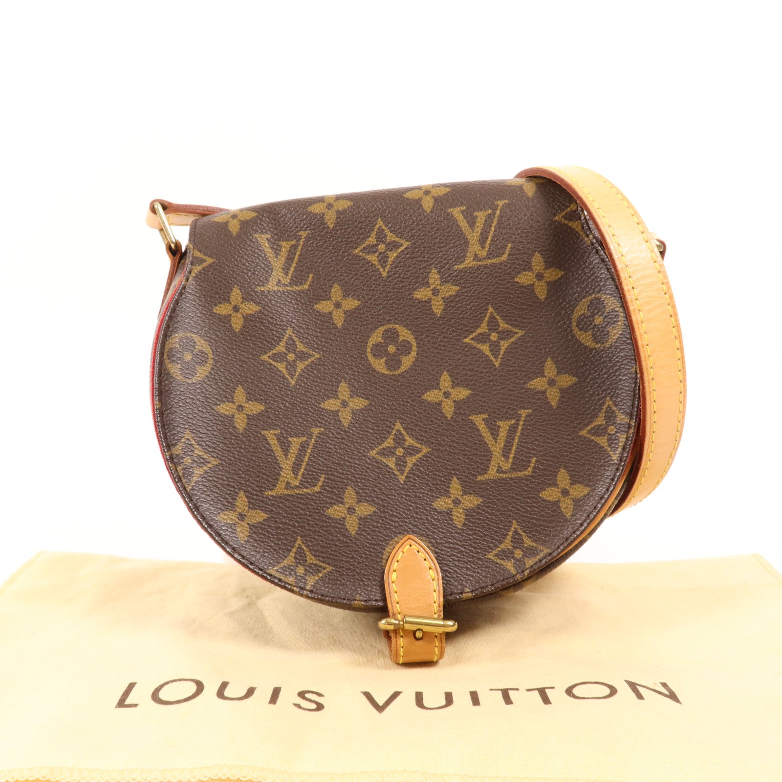 LOUIS VUITTON Monogram Tambourin金扣肩背袋