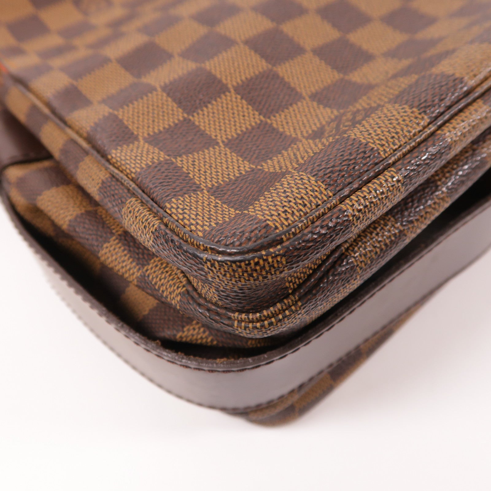 LOUIS VUITTON LV GHW Naviglio Shoulder Messenger Bag N45255 Damier Brown