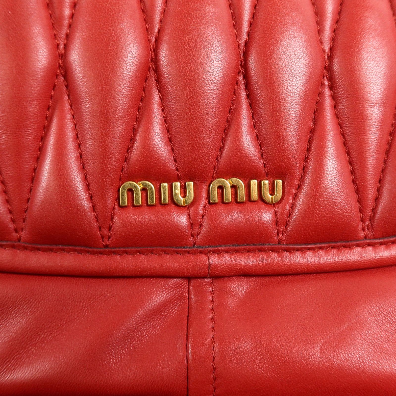 Miu Miu 羊皮皮革2 Way Shoulder手挽肩背兩用袋