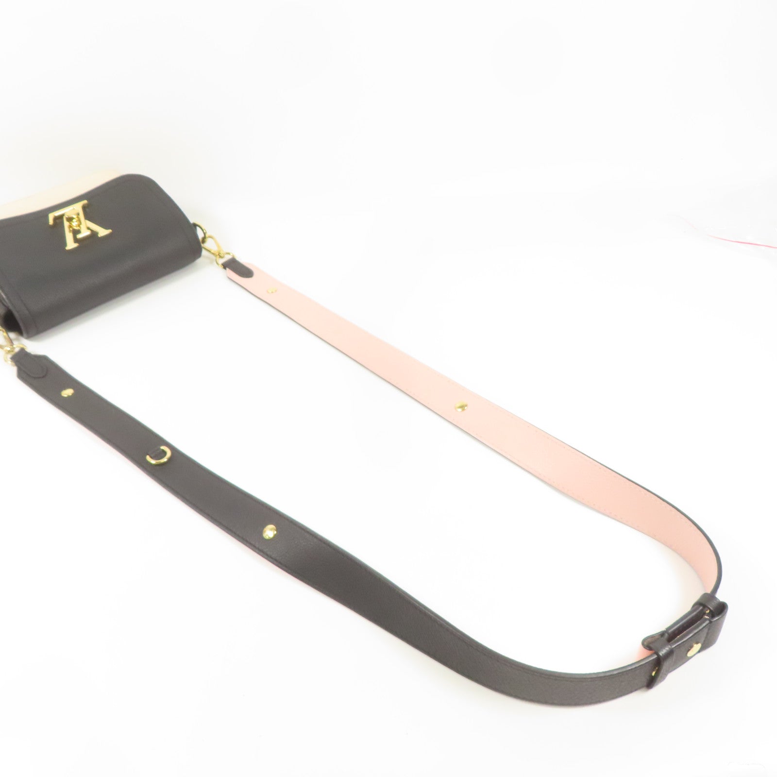 LOUIS VUITTON 牛皮皮革Lockme Tender金扣手挽肩背兩用袋