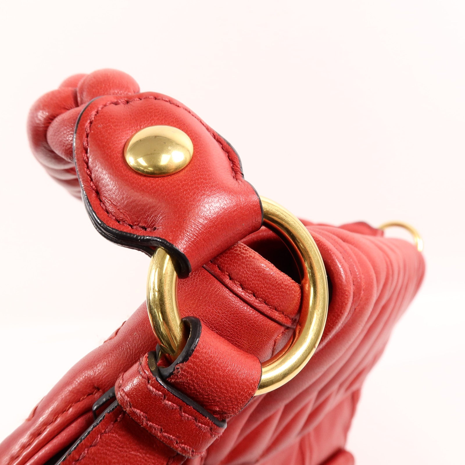 Miu Miu 羊皮皮革2 Way Shoulder手挽肩背兩用袋