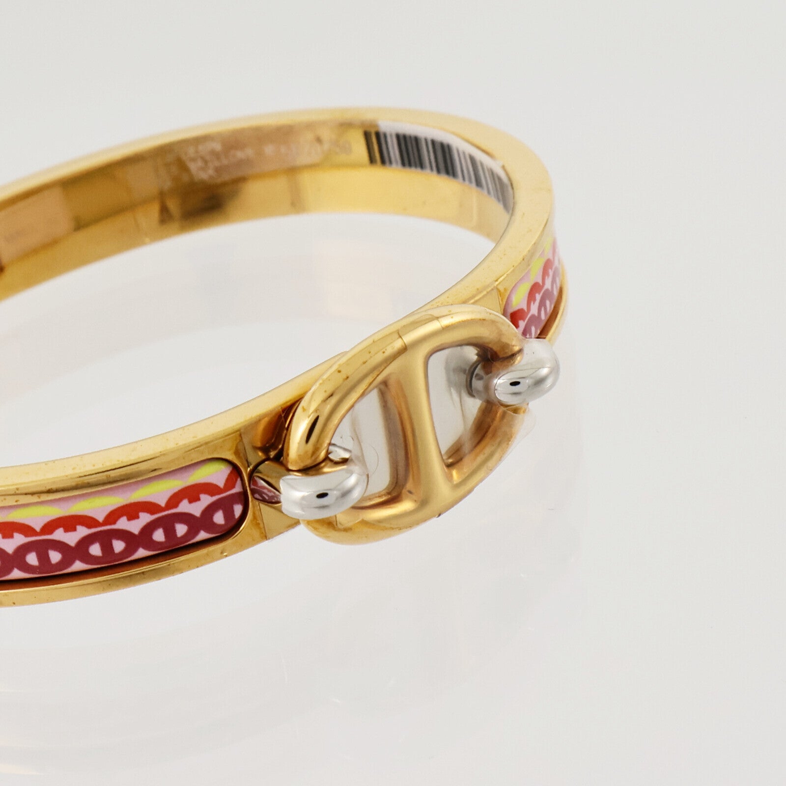 HERMES 金屬/琺瑯Mini Clic Chaine D'Ancre手鐲