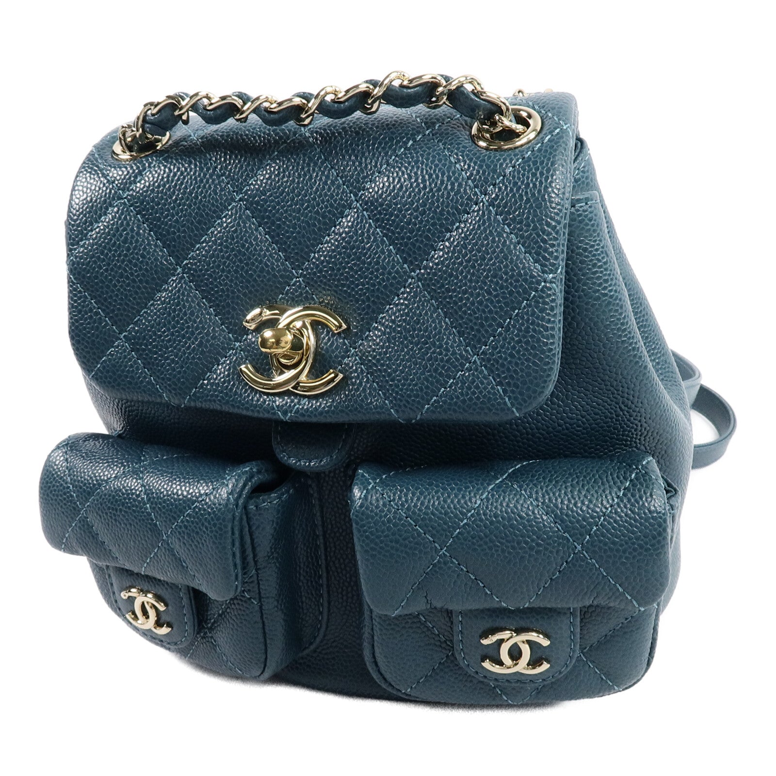 CHANEL 牛皮皮革Duma Mini背包