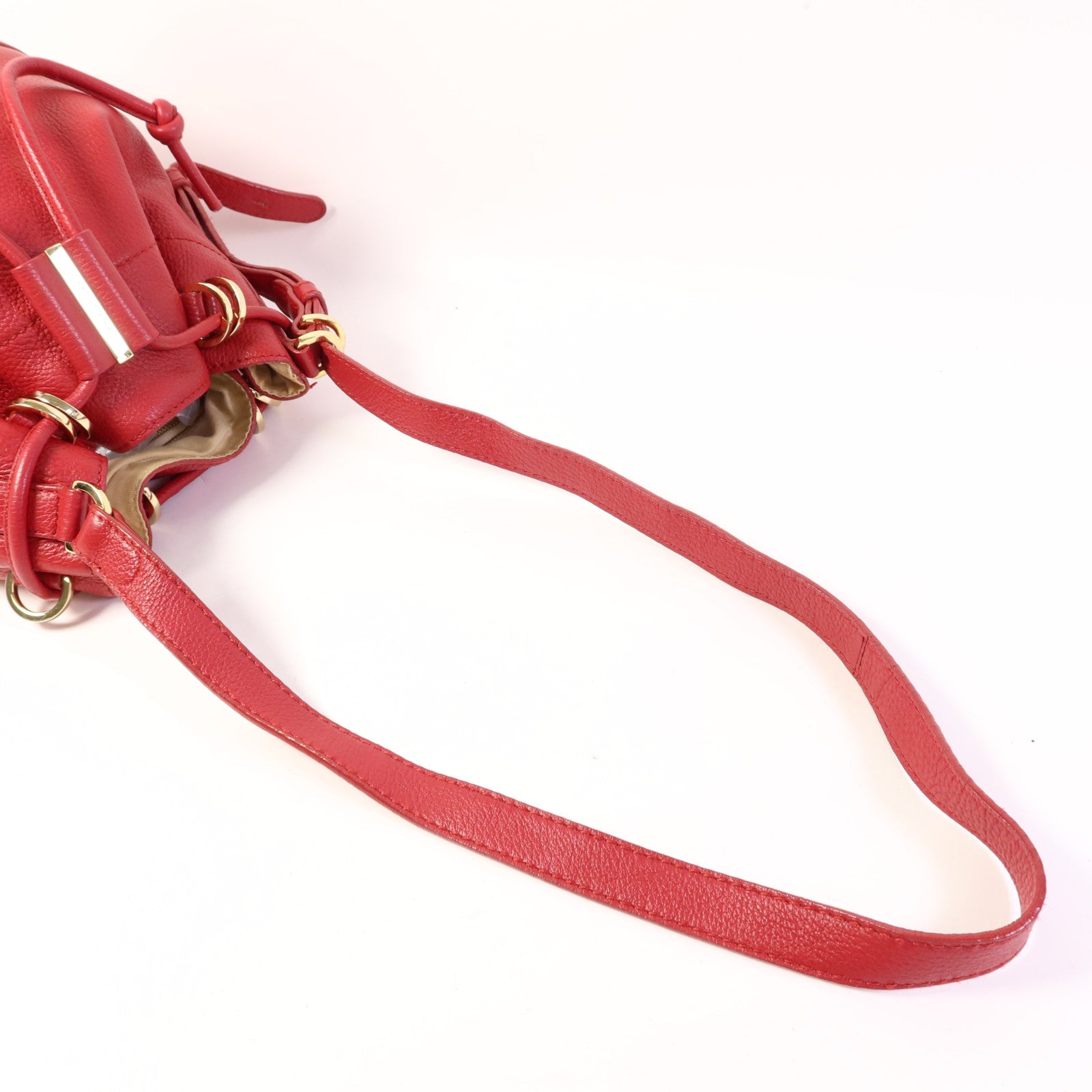 SEE BY CHLOE 【激減優惠】牛皮皮革Bucket Bag金扣肩背袋