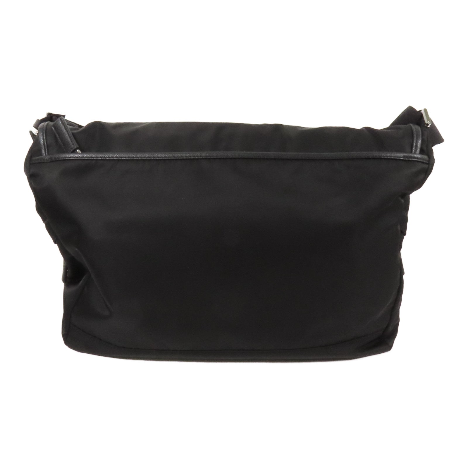 PRADA 尼龍Re-Nylon銀扣肩背袋