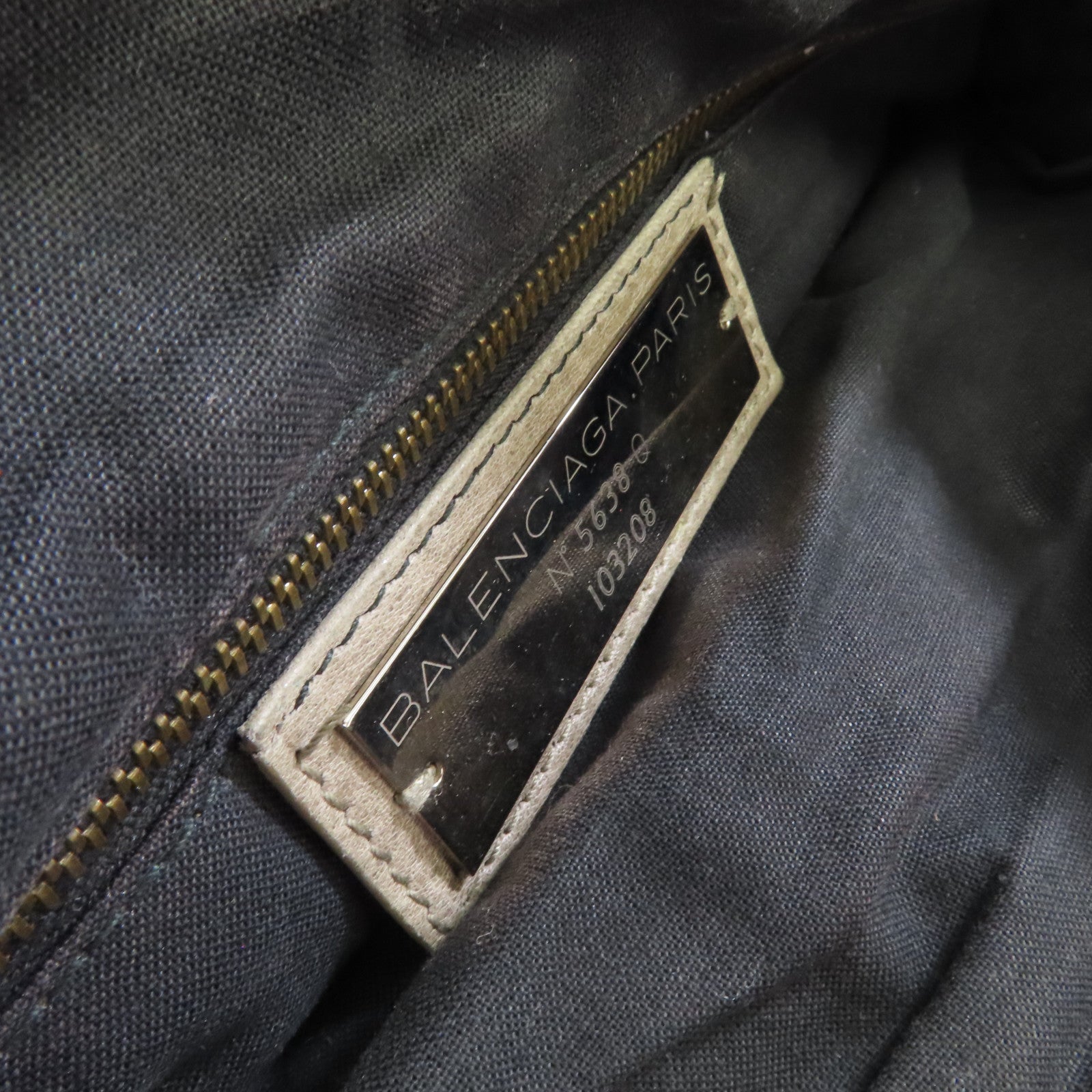 BALENCIAGA 牛皮皮革The First 2Way Shoulder Bag手挽肩背兩用袋灰色
