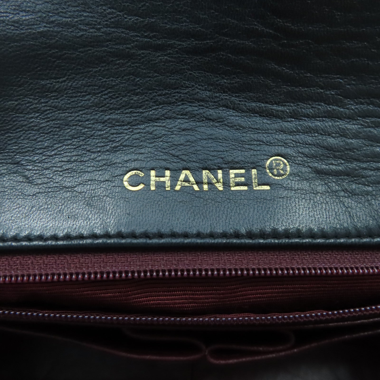 CHANEL 【激減優惠】菱格羊皮皮革Chain Shoulder金扣鏈帶肩背袋黑色