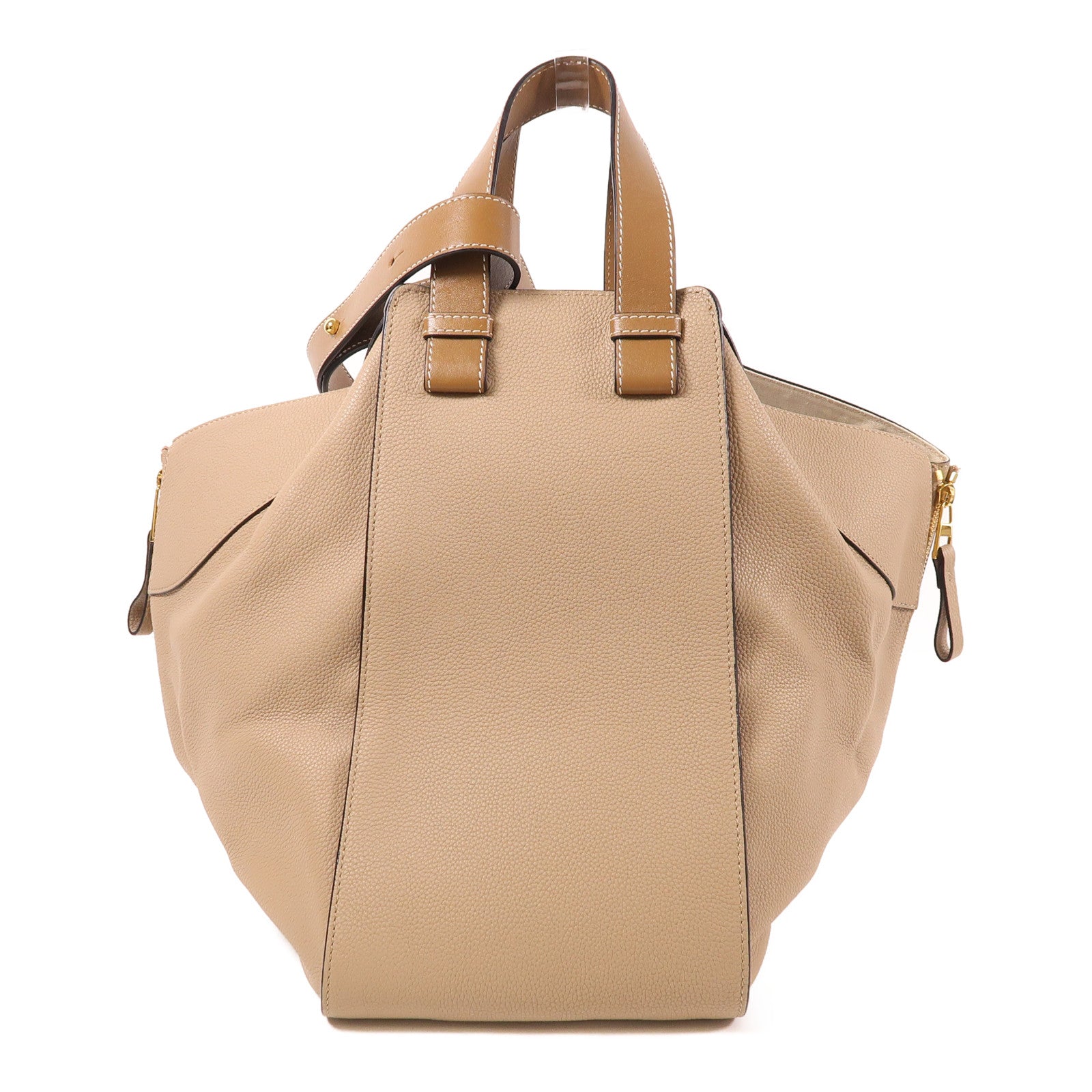 LOEWE 牛皮皮革Hammock金扣手挽肩背兩用袋