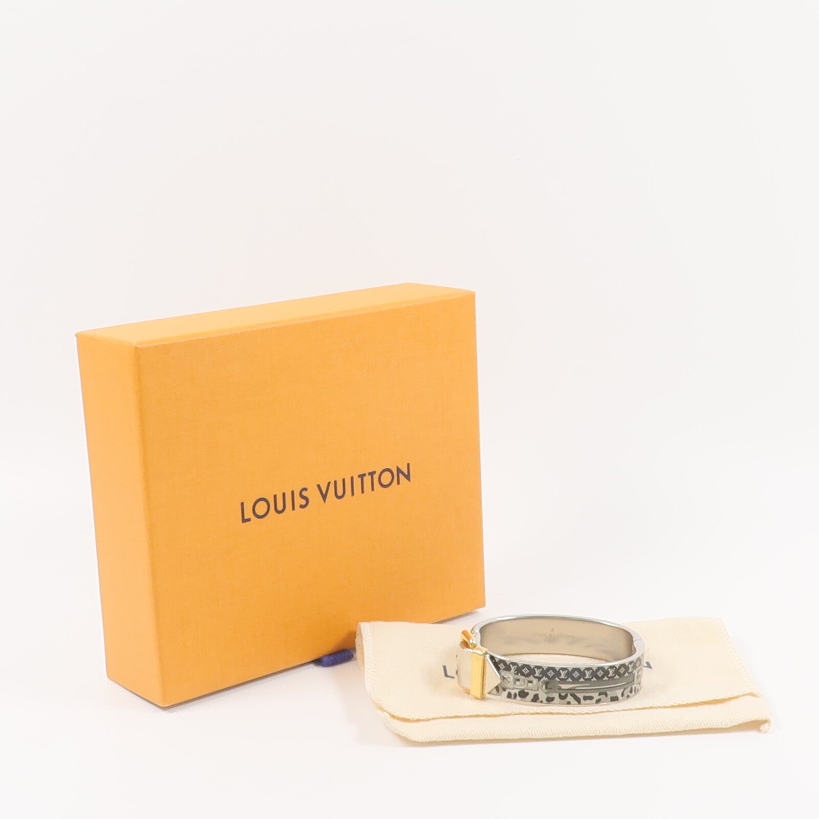 LOUIS VUITTON 金屬/琺瑯琺Confidentian Bracelet手鐲