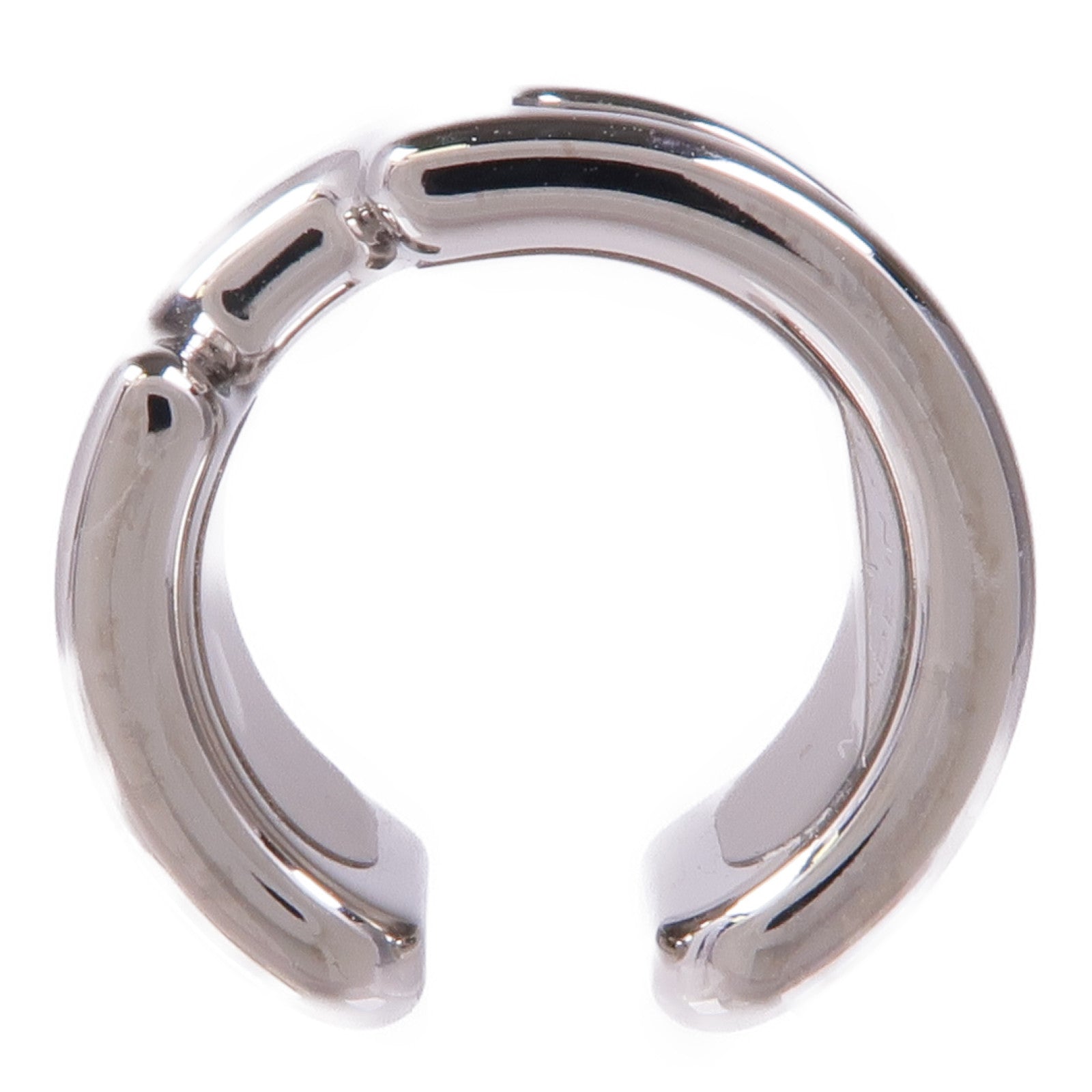 HERMES 鍍鈀Olympe Ear Cuff耳環Noir
