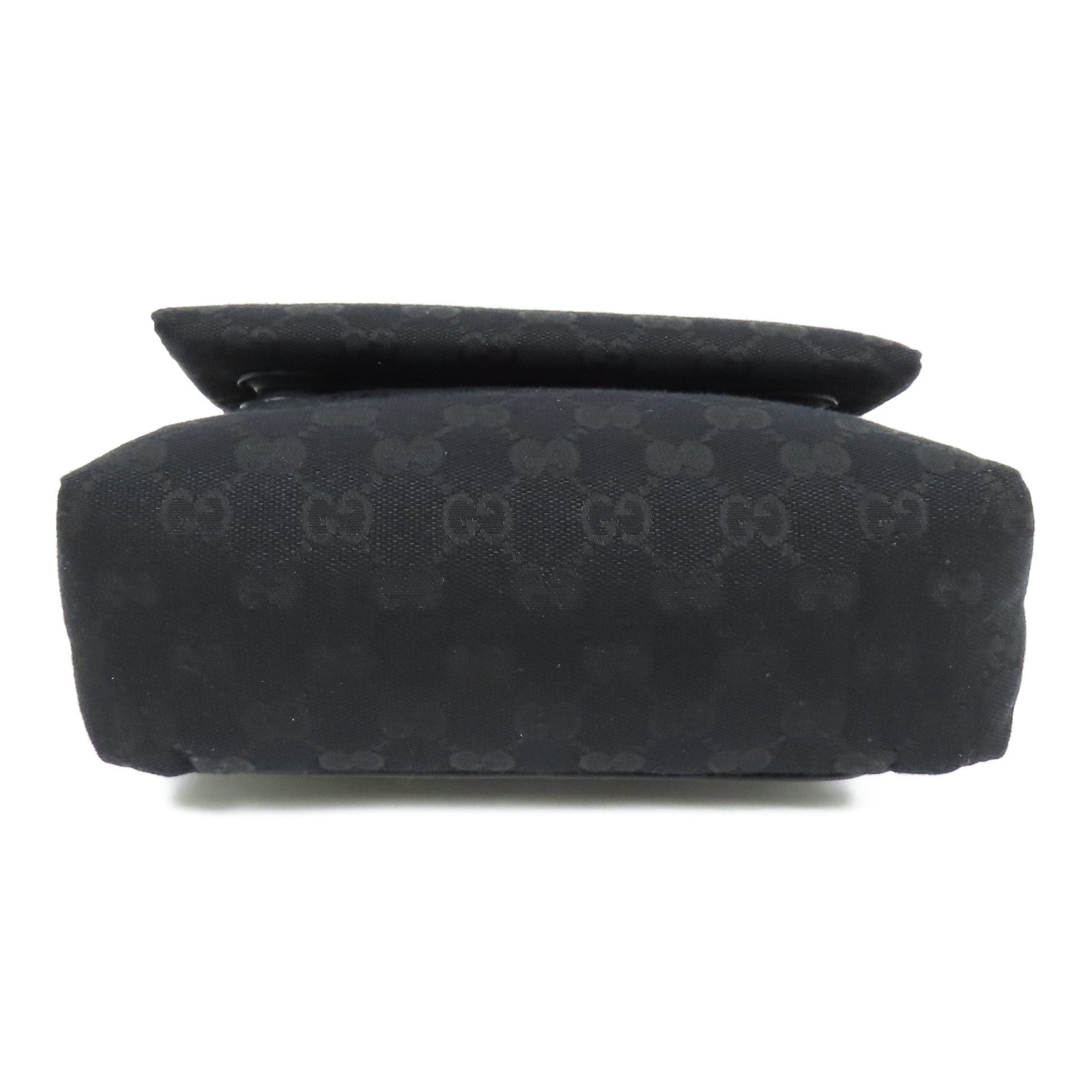 GUCCI 帆布Small Crossbody Bag銀扣肩背袋