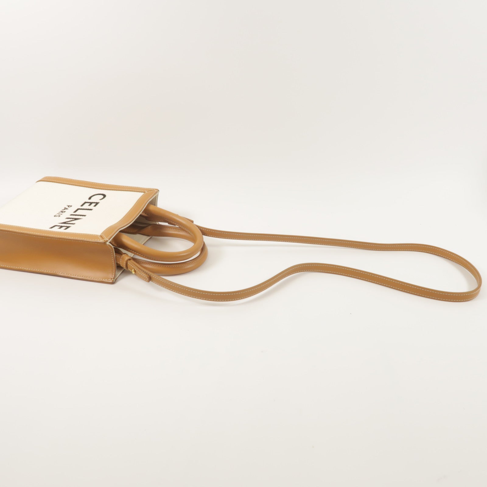 CELINE 帆布Mini Vertical Cabas手挽袋