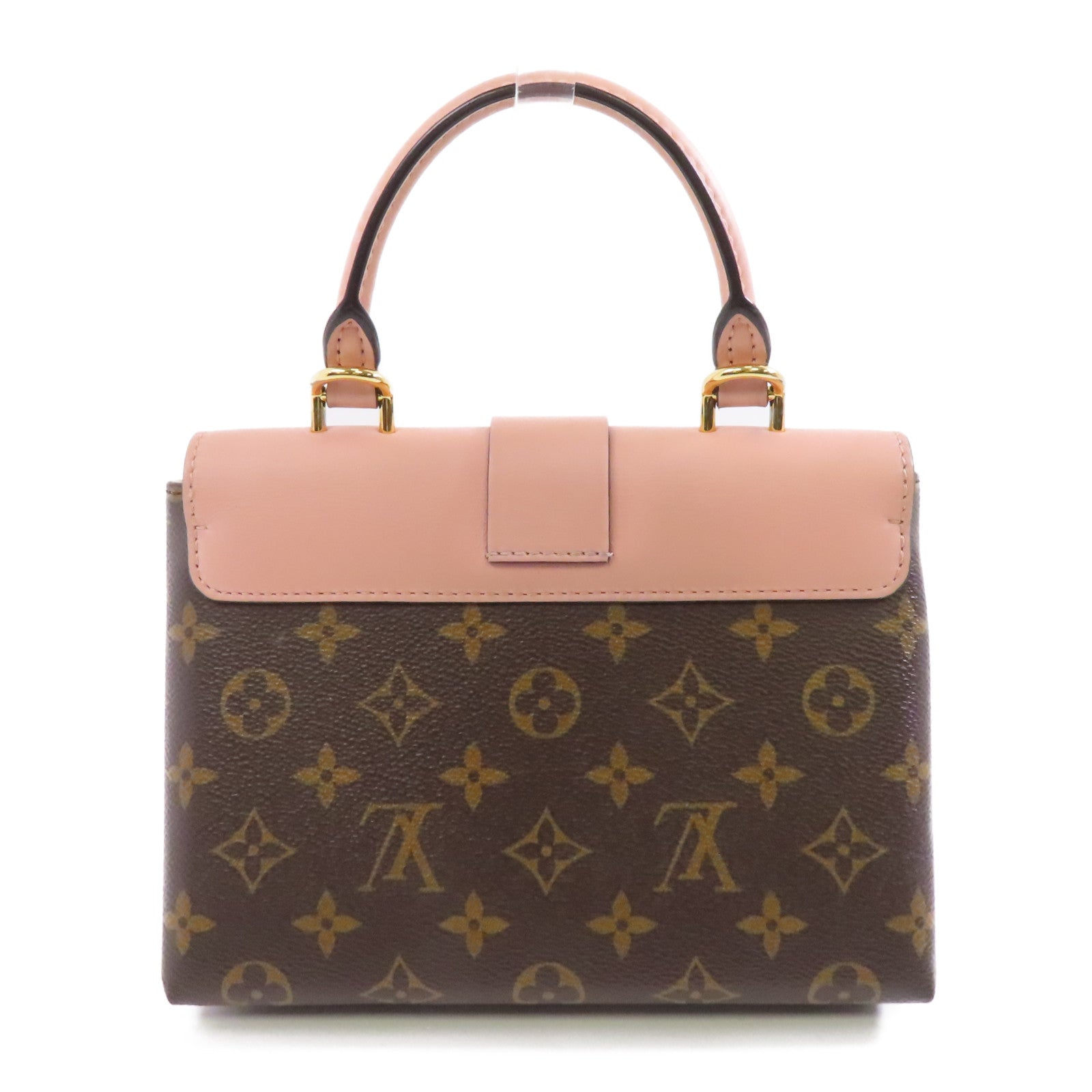 LOUIS VUITTON Monogram Locky BB金扣手挽肩背兩用袋粉紅色