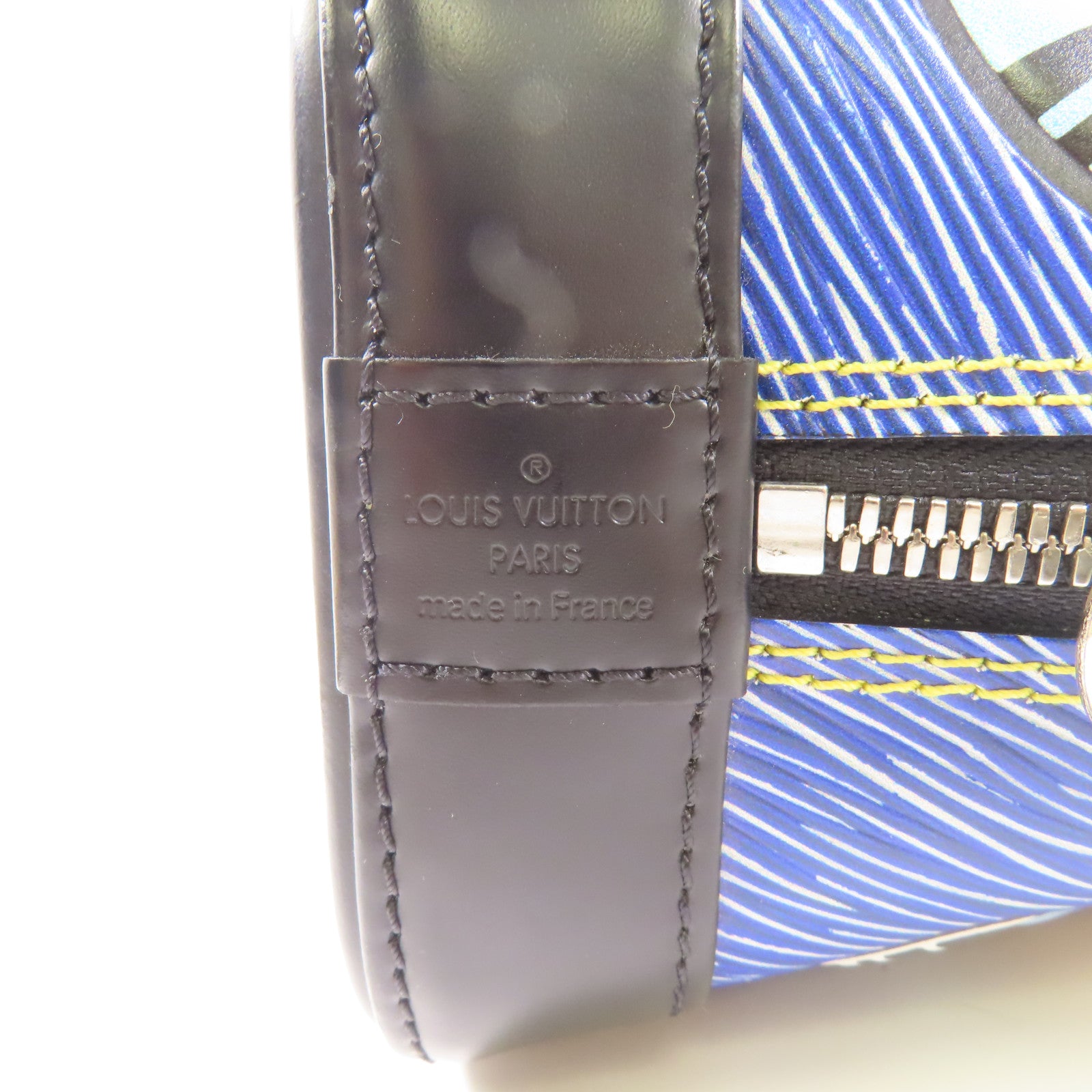 LOUIS VUITTON Epi Alma BB銀扣手挽肩背兩用袋