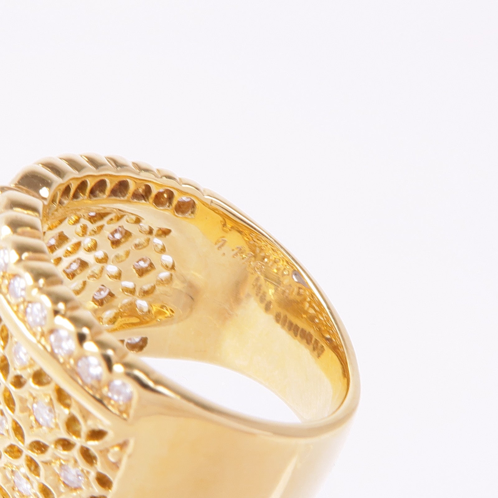 JEWELRY 18K黃金Sapphire Diamond Ring藍寶石/鑽石戒指US#6