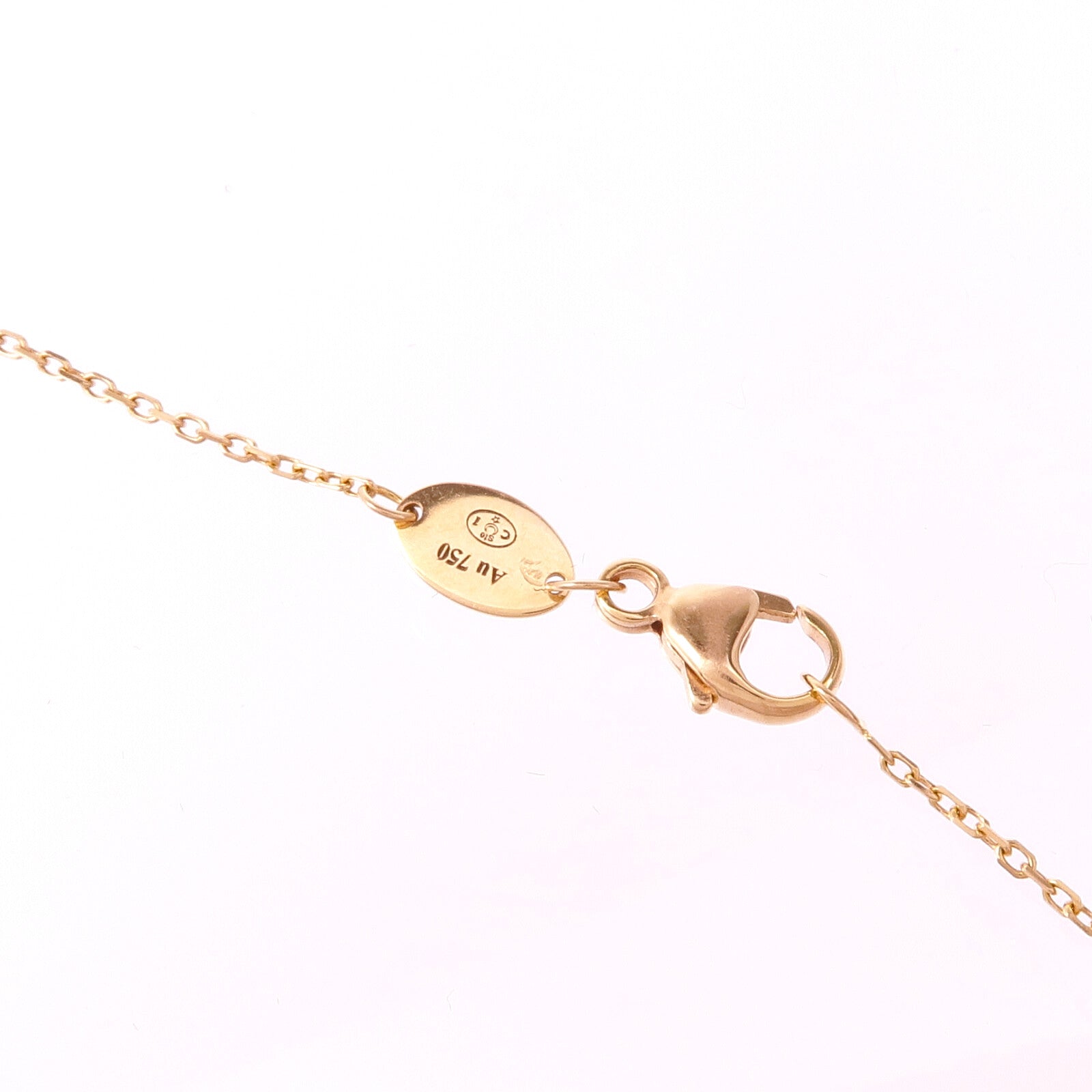 Chaumet 【激減優惠】18K玫瑰金Jeux de Liens Carnelian Pendant鑽石/紅玉髓項鍊