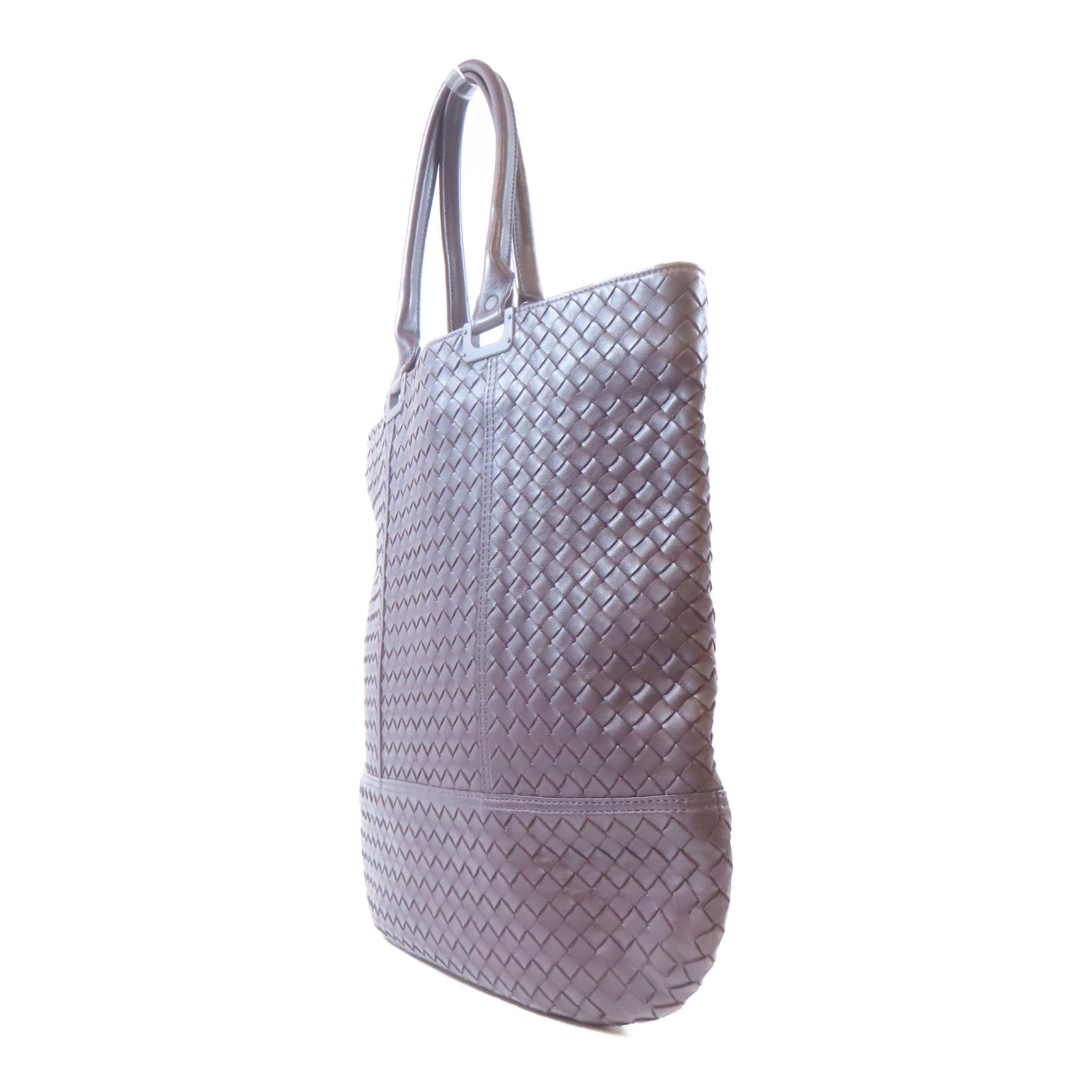 BOTTEGA VENETA 羊皮皮革Hand Bag手挽袋紫色