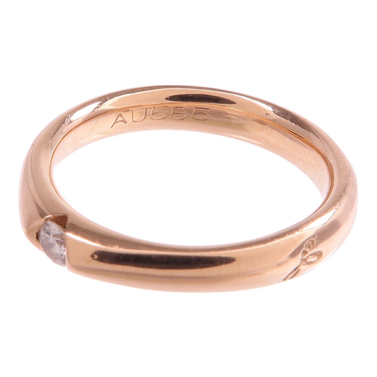 JEWELRY 18K玫瑰金Diamond Ring鑽石戒指US#5.75