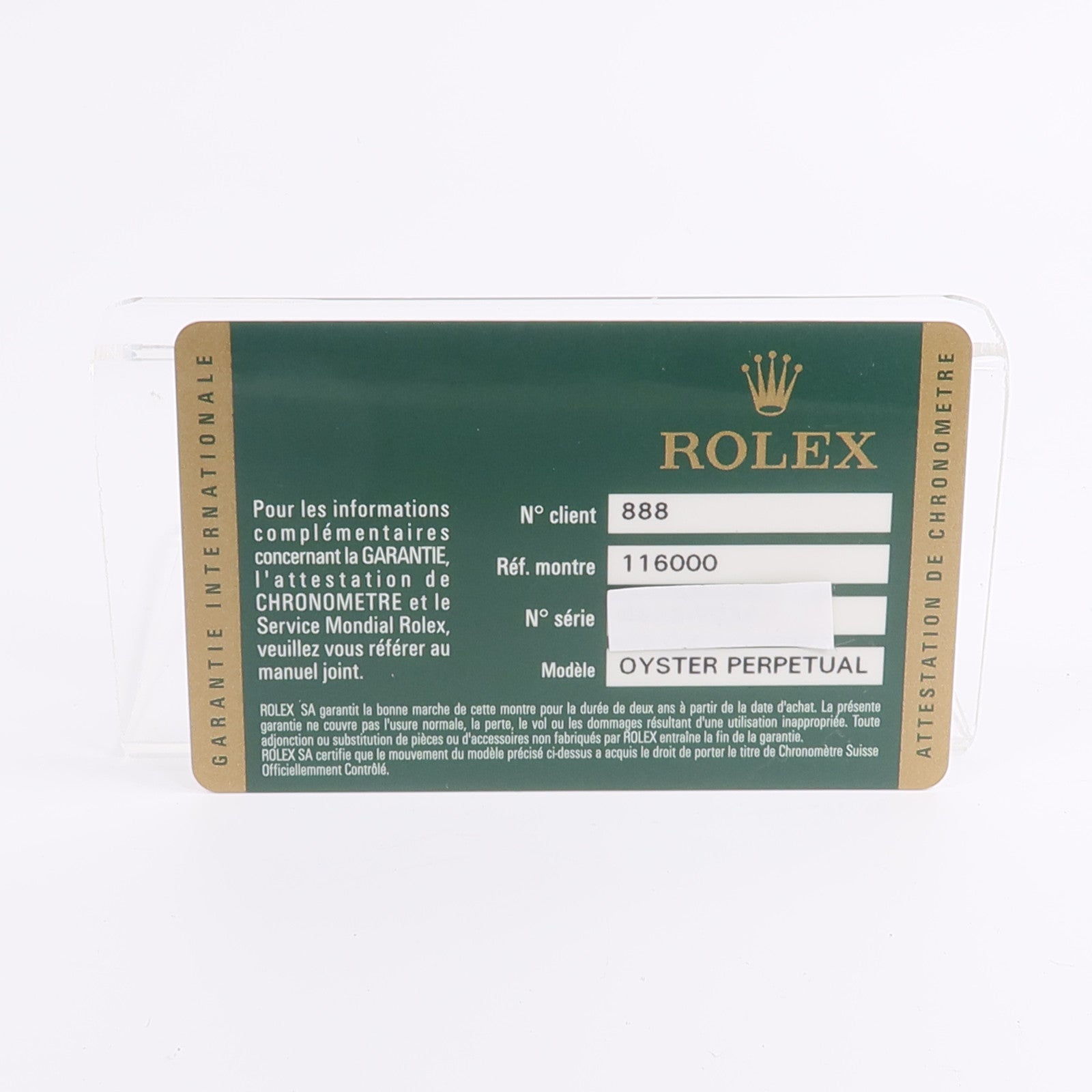 ROLEX Oyster Perpetual 116000