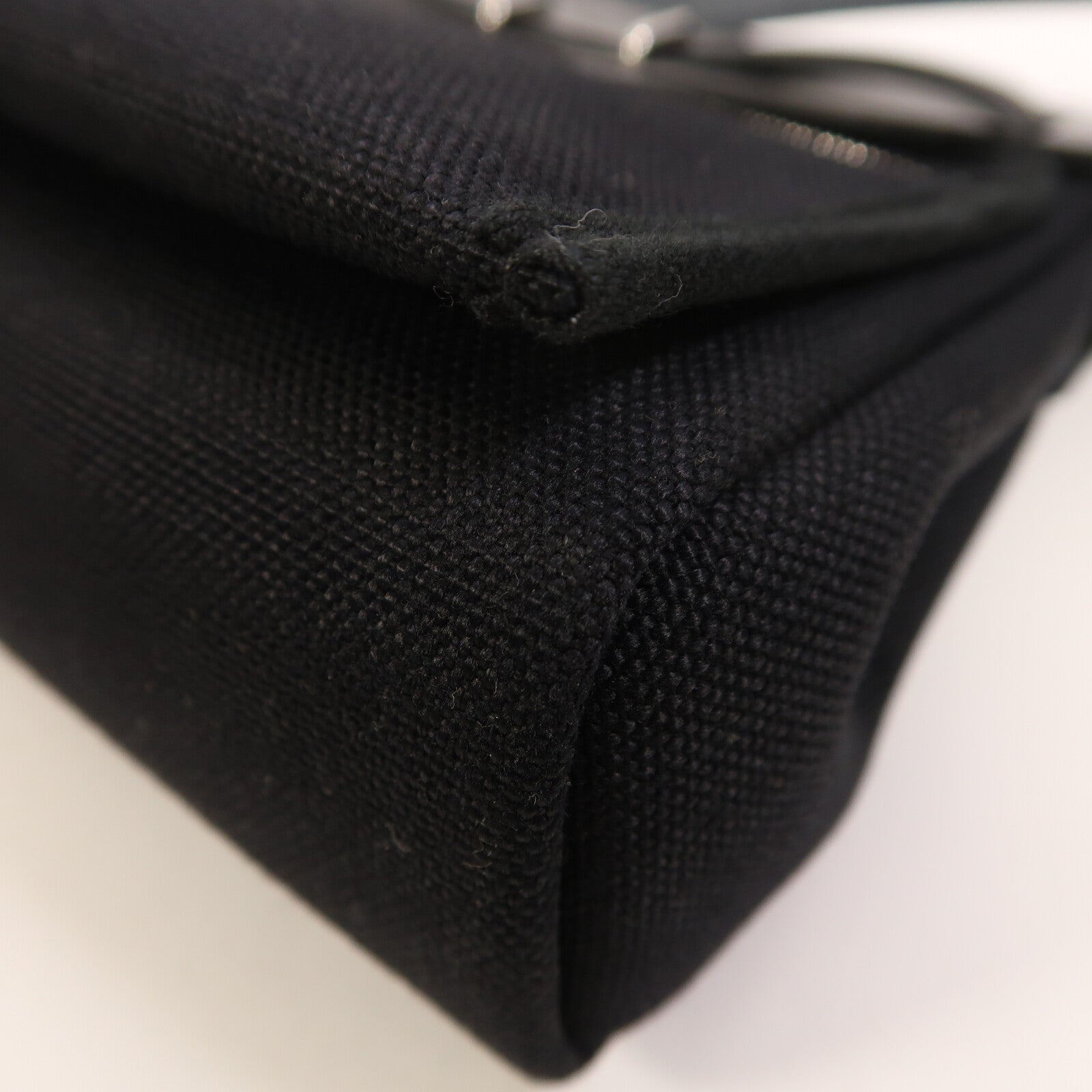 HERMES 帆布Mini Herbag肩背袋