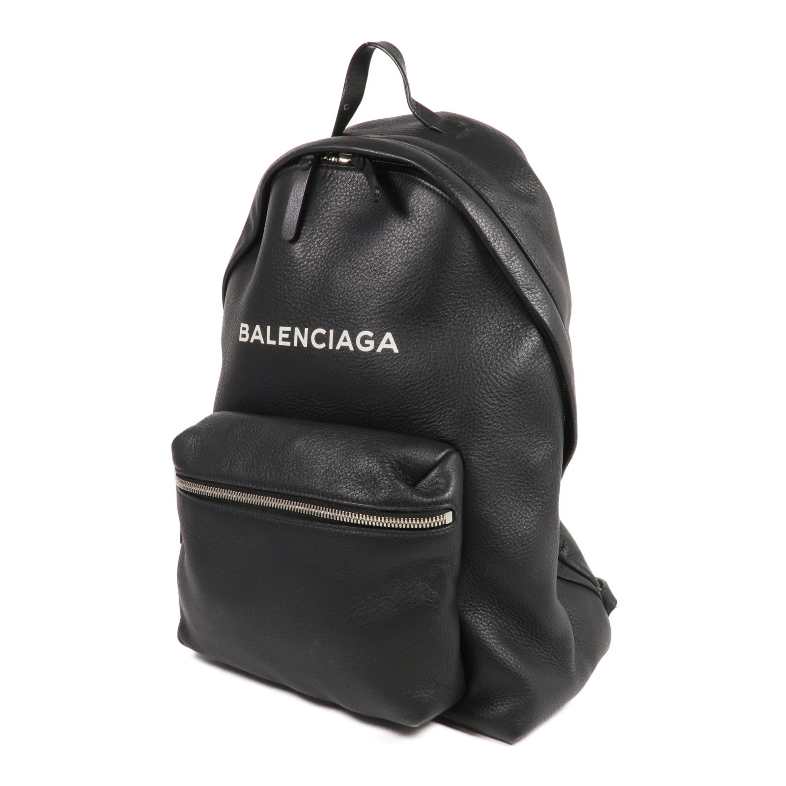 BALENCIAGA 牛皮皮革Everyday Backpack銀扣背包