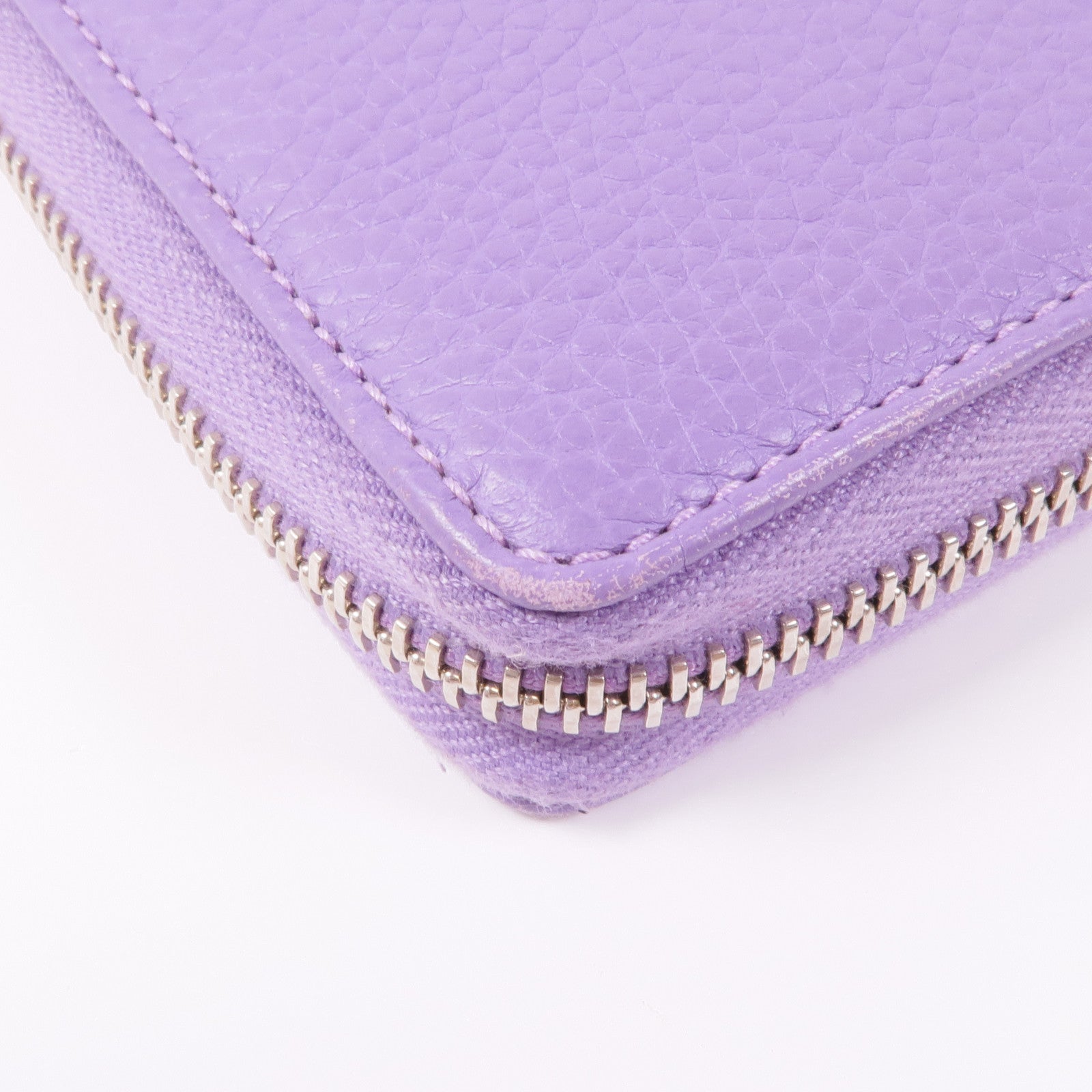 GUCCI 皮革Long Wallet銀扣長錢包