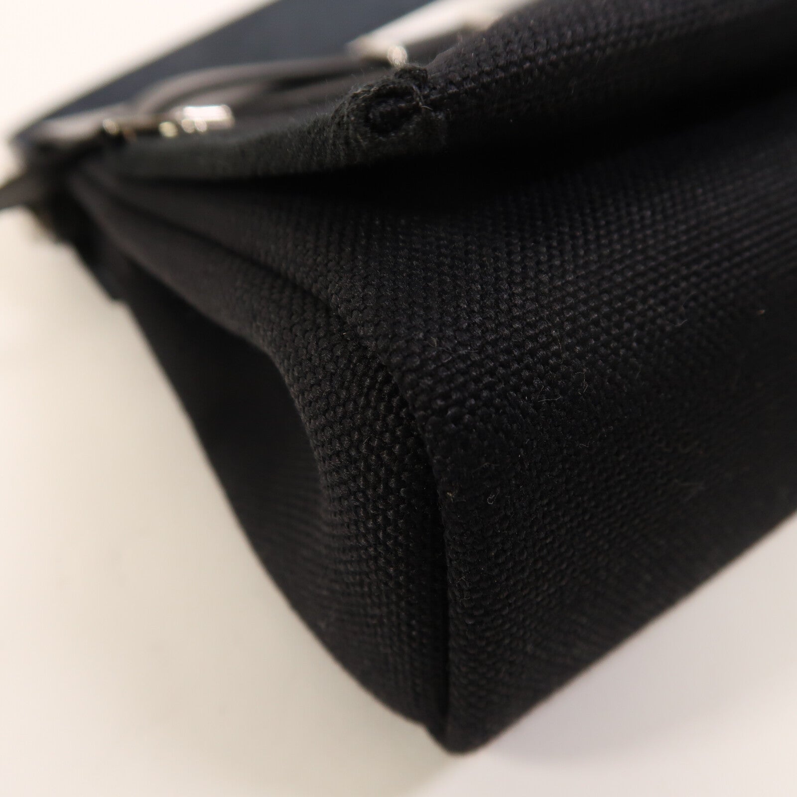 HERMES 帆布Mini Herbag肩背袋